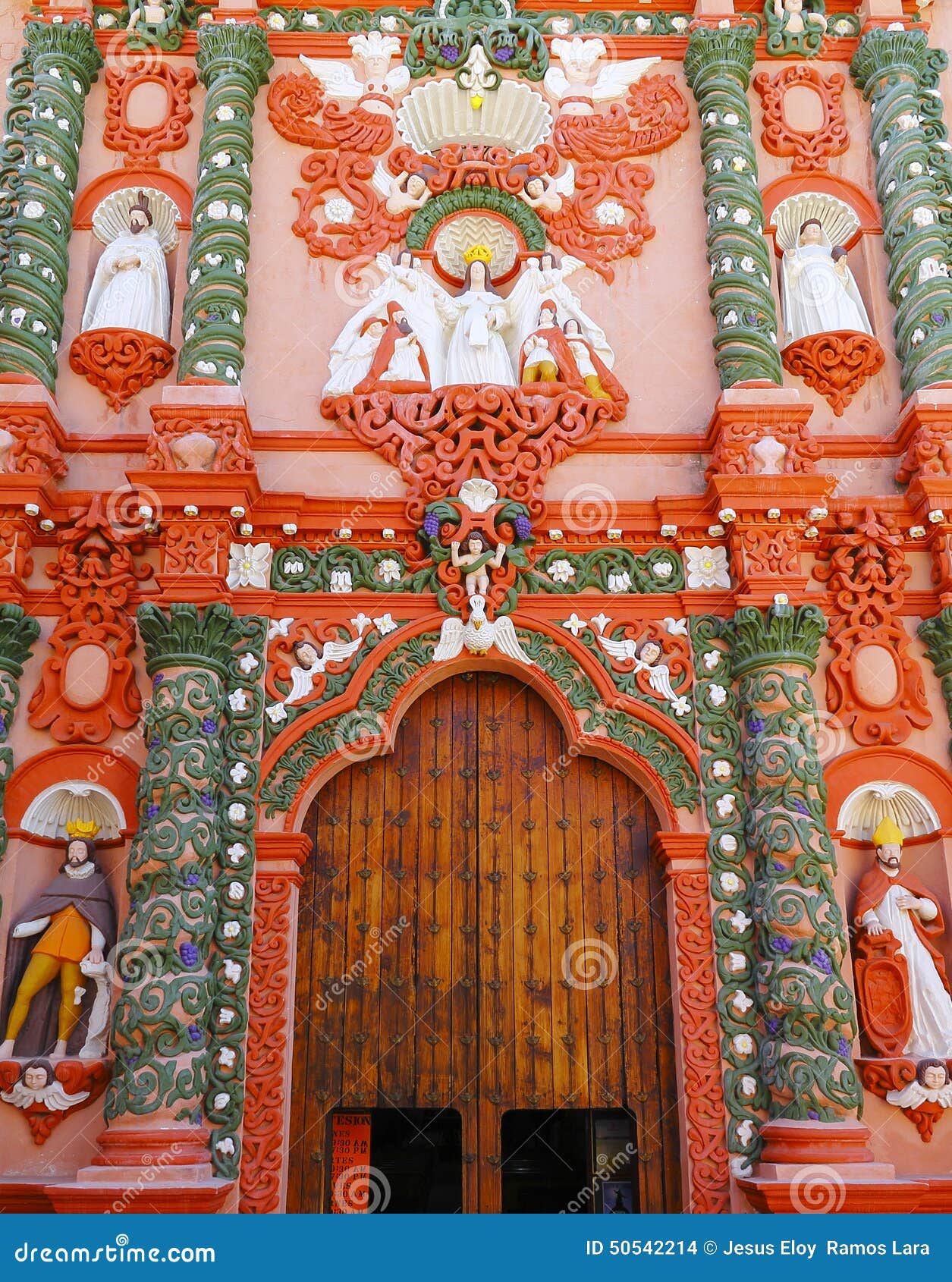 temple of nuestra senora de la merced  in atlixco puebla mexico i