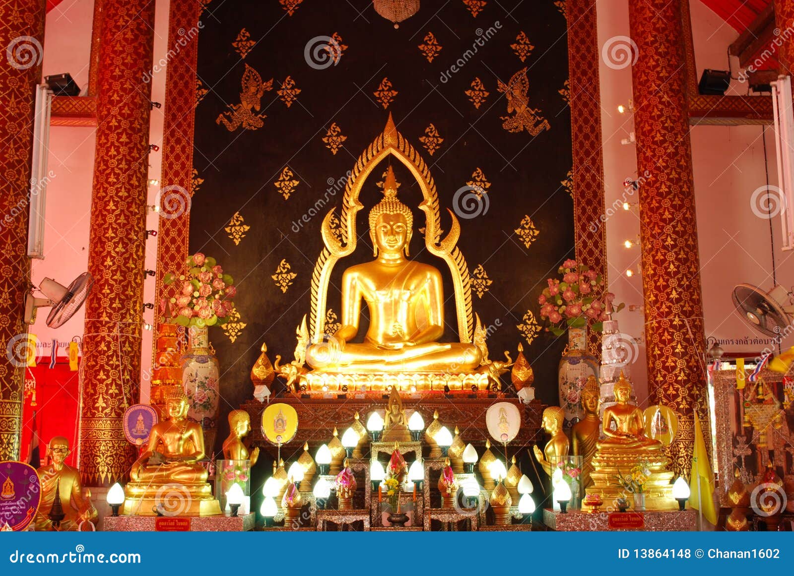 Temple of Thailand and Religion Stock Photo Image of face, pray 13864148