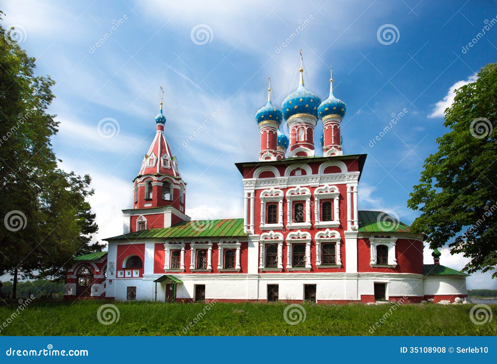 temple of tsarevich dmitry on the blood of uglich city