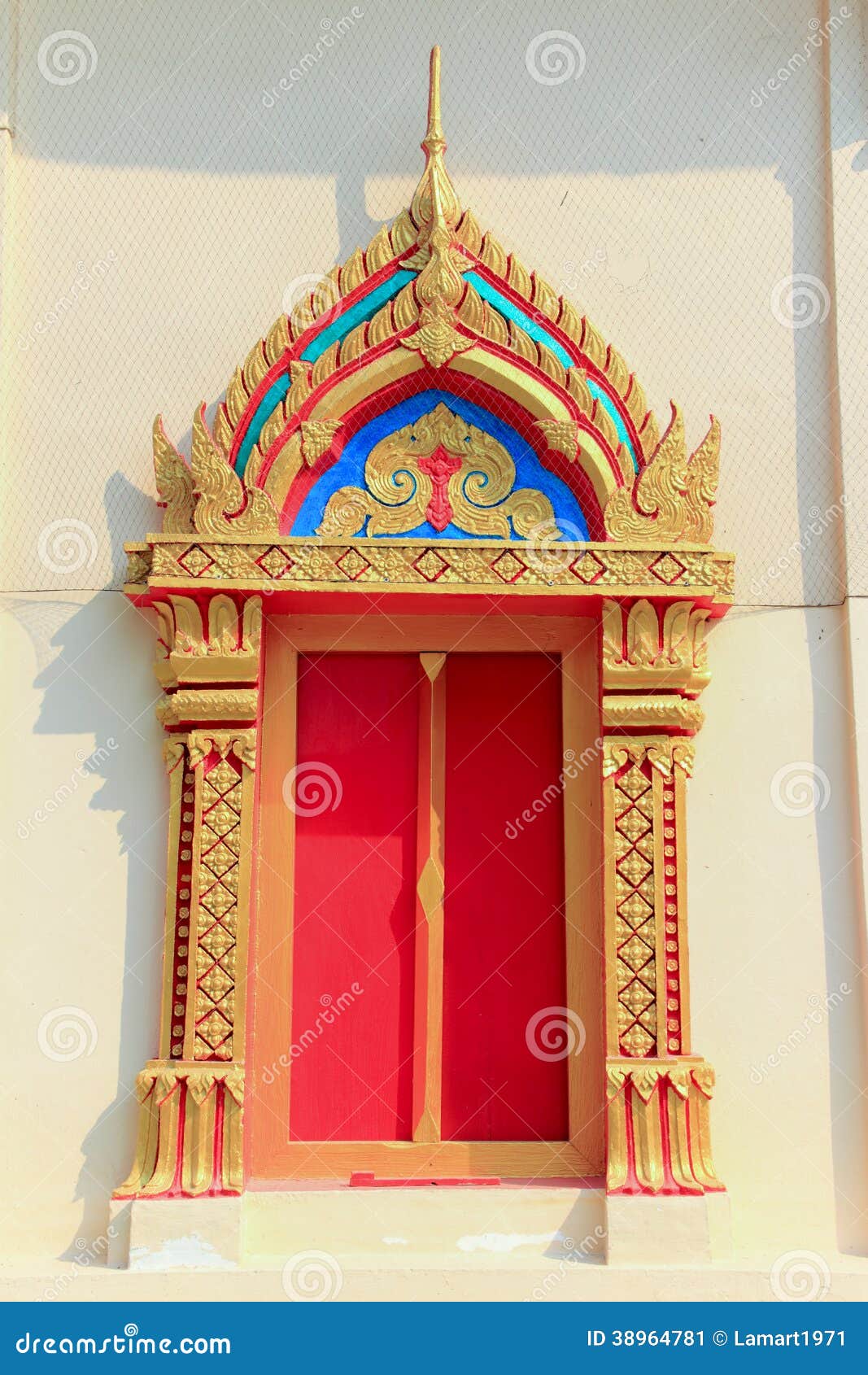 Temple window stock image. Image of travel, craft, colorful 38964781