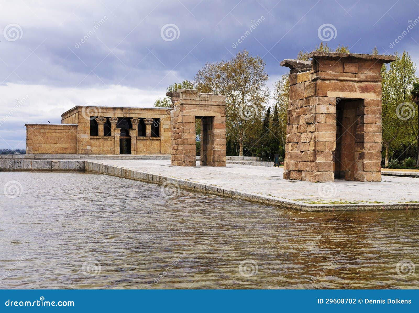 templo de debod, madrid, spain