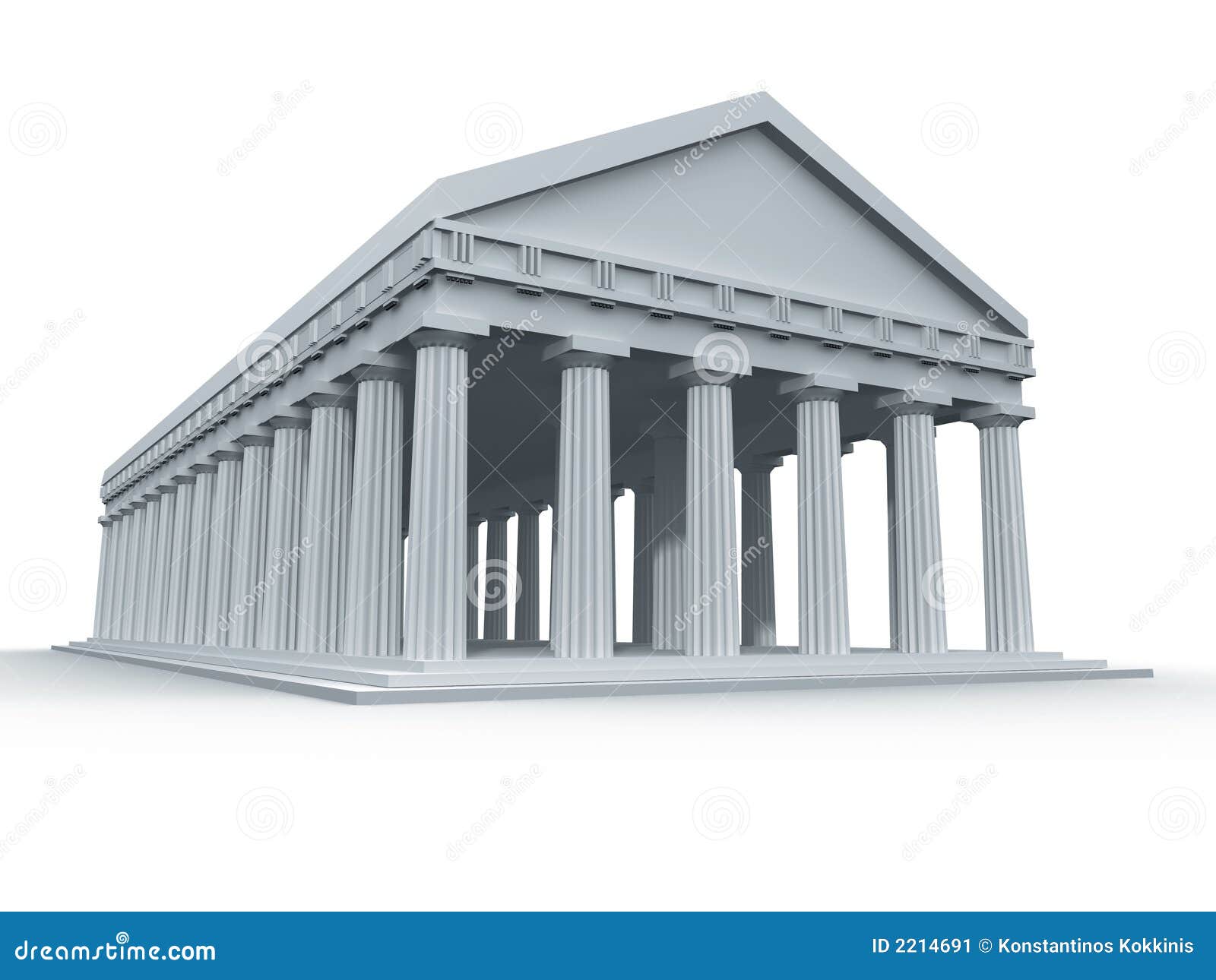 Греческий дом с колоннами
