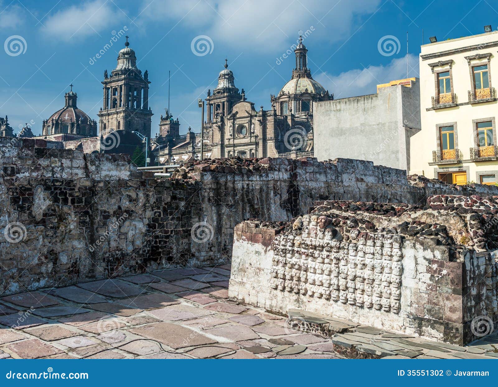 templo mayor, the historic center of mexico city