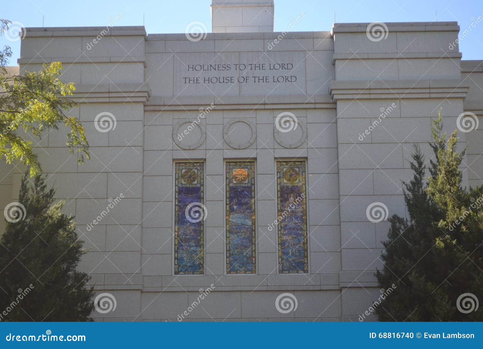 Templo Omaha Nebraska De Los Cuarteles De Invierno Foto de archivo