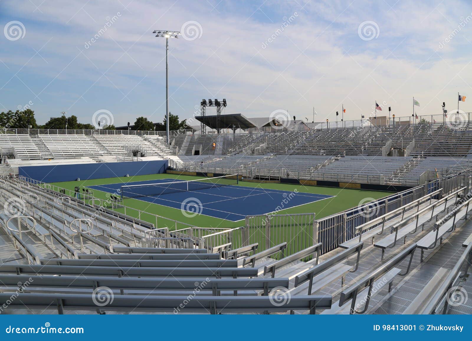 Temporary Louis Armstrong Stadium At The Billie Jean King National Tennis Center Ready For US ...