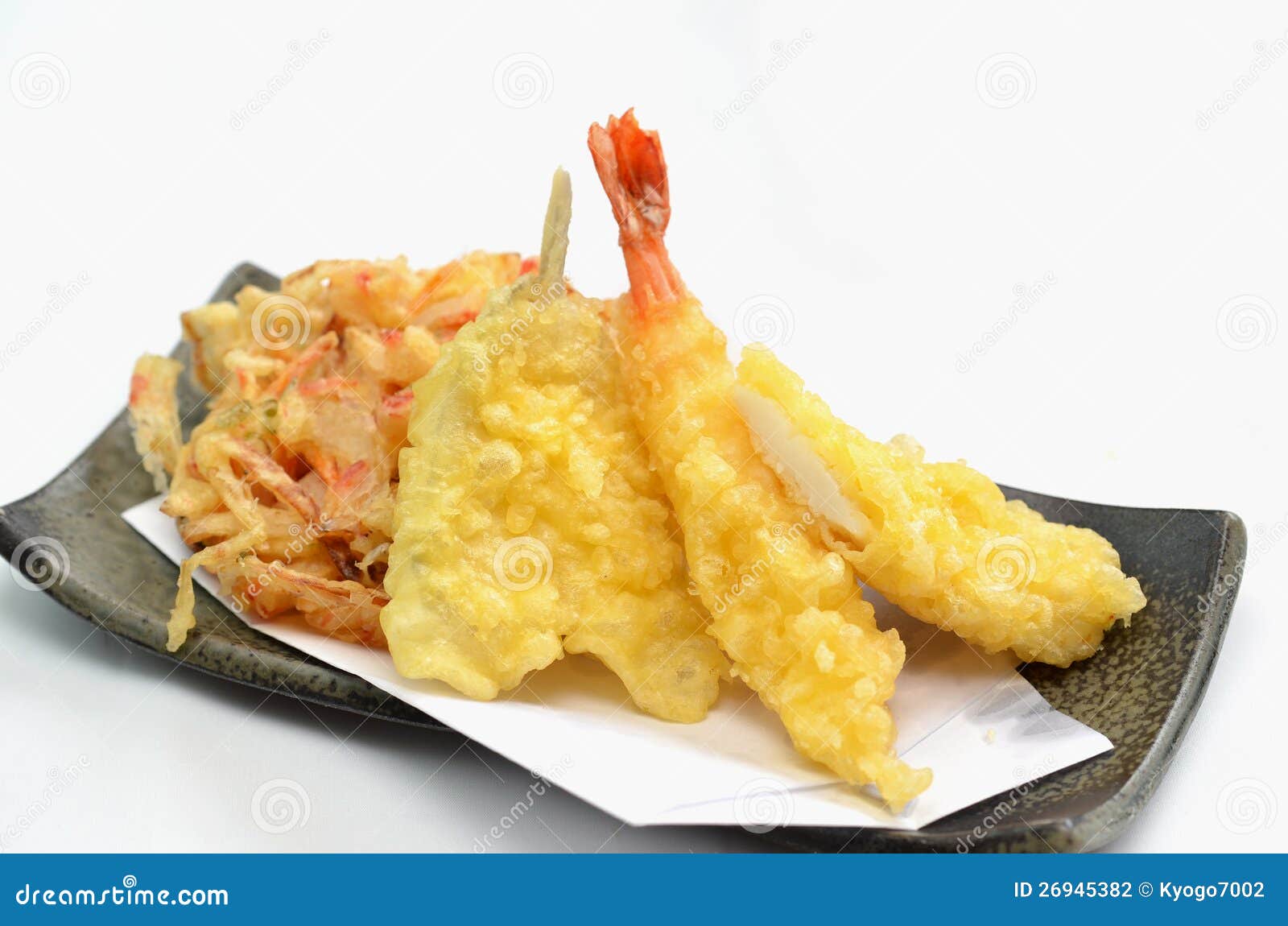 Tempura stock photo. Image of season, fish, shellfishes 26945382