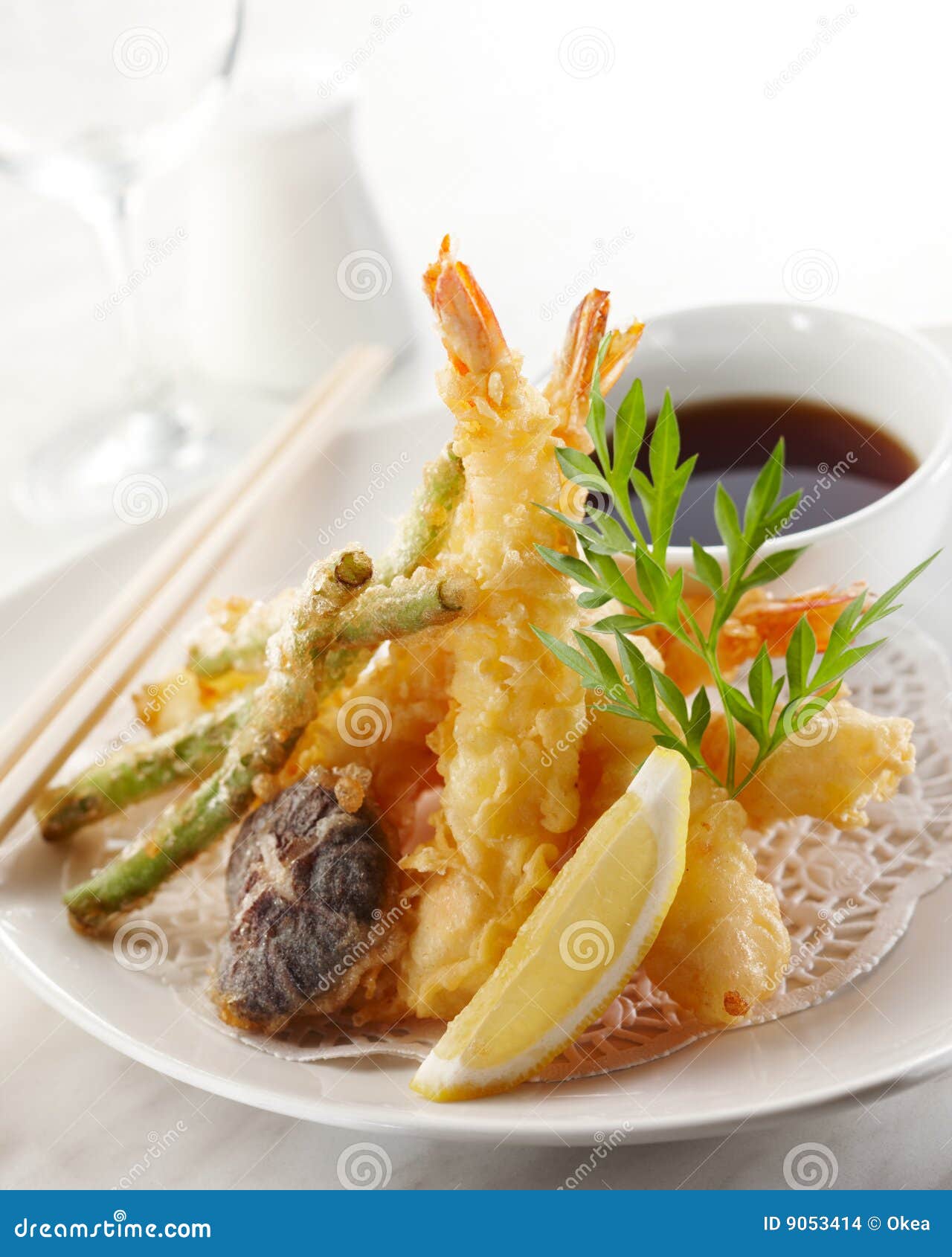 Tempura stock photo. Image of meal, dinner, prawn, lunch - 9053414