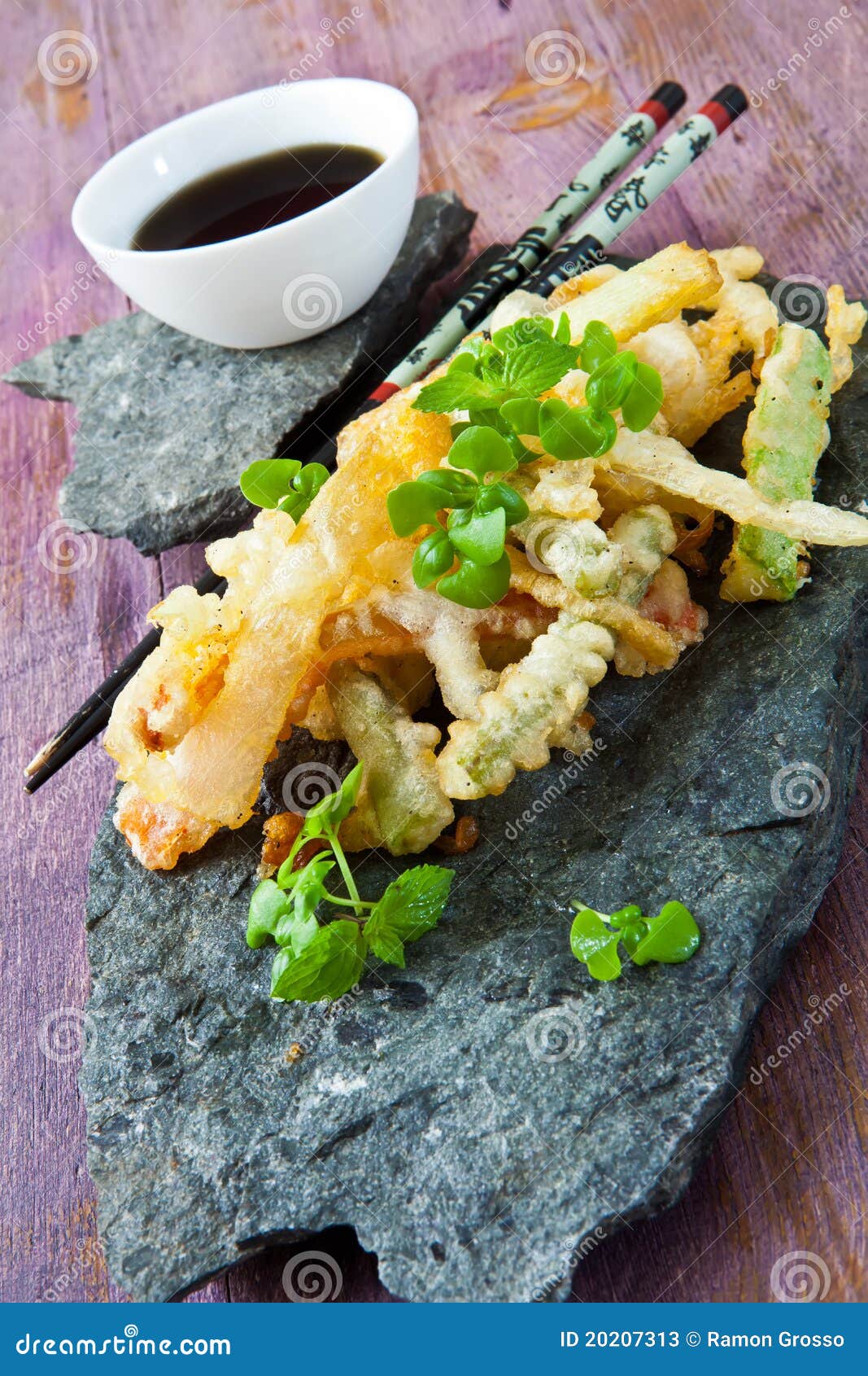 Tempura food stock image. Image of seafood, lunch, sauce 20207313