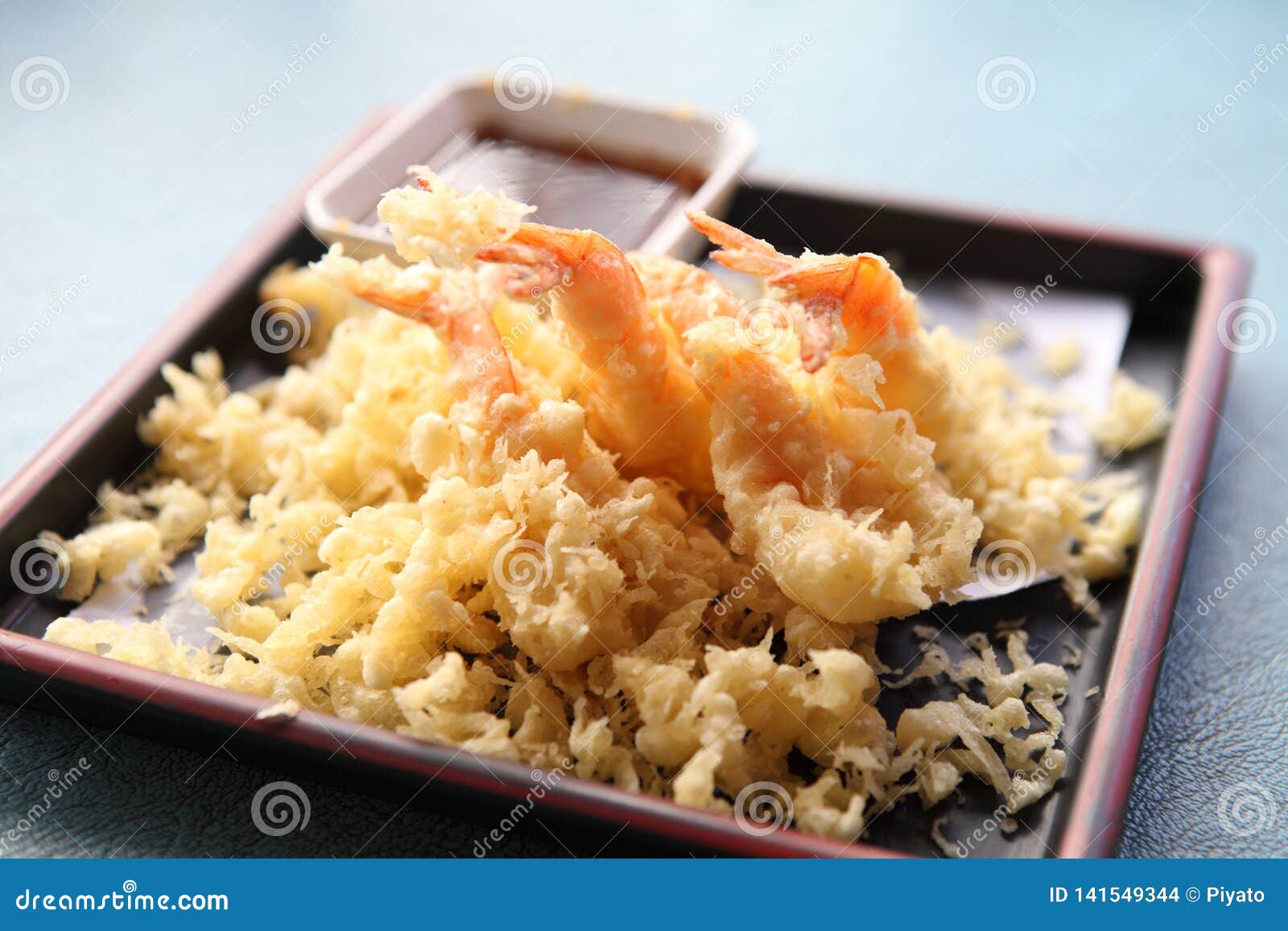Tempura Fried Shrimp Japanese Style Stock Photo Image of close