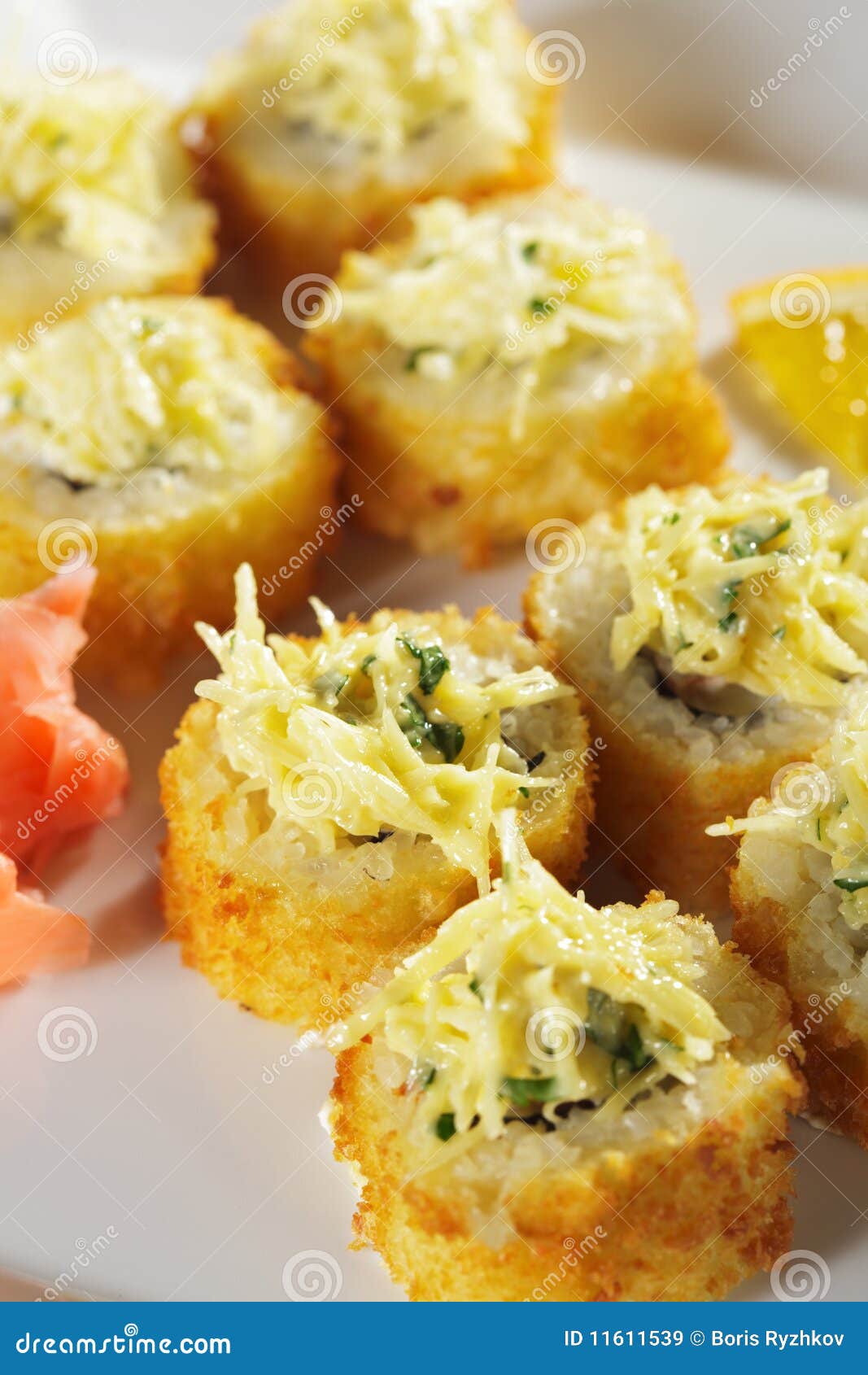 Tempura Roll stock image. Image of japanese, healthy 11611539