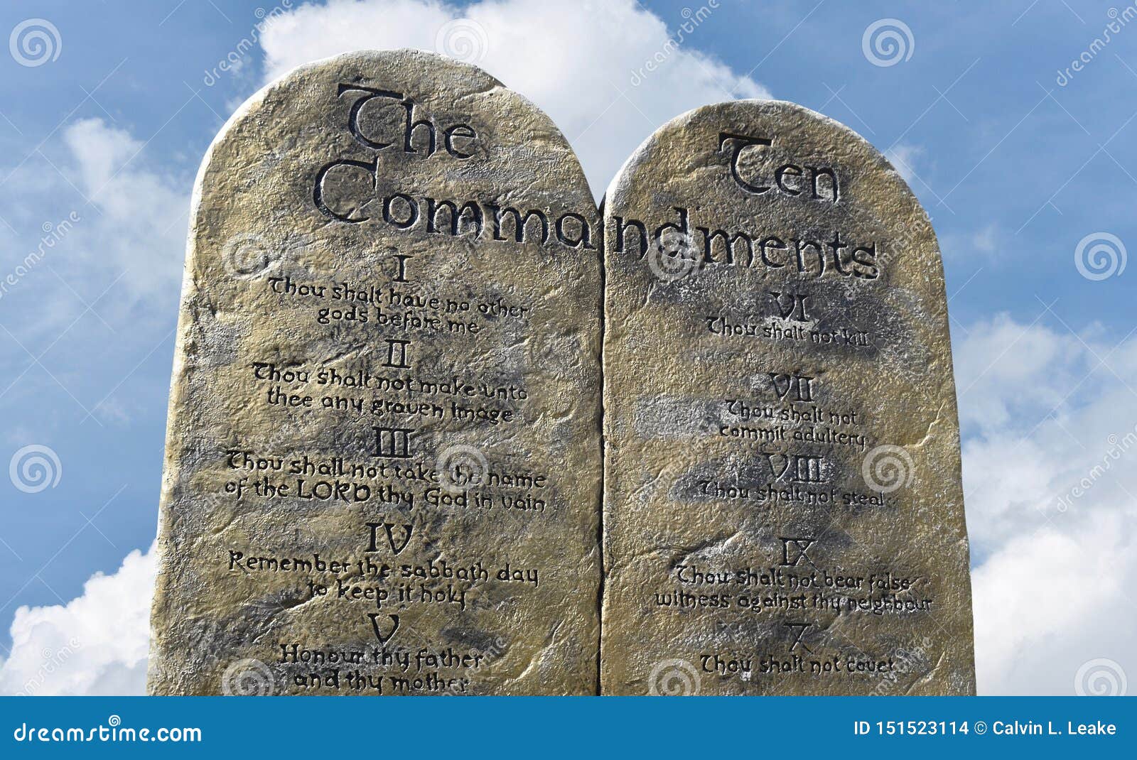 ten commandments from the god of moses and abraham
