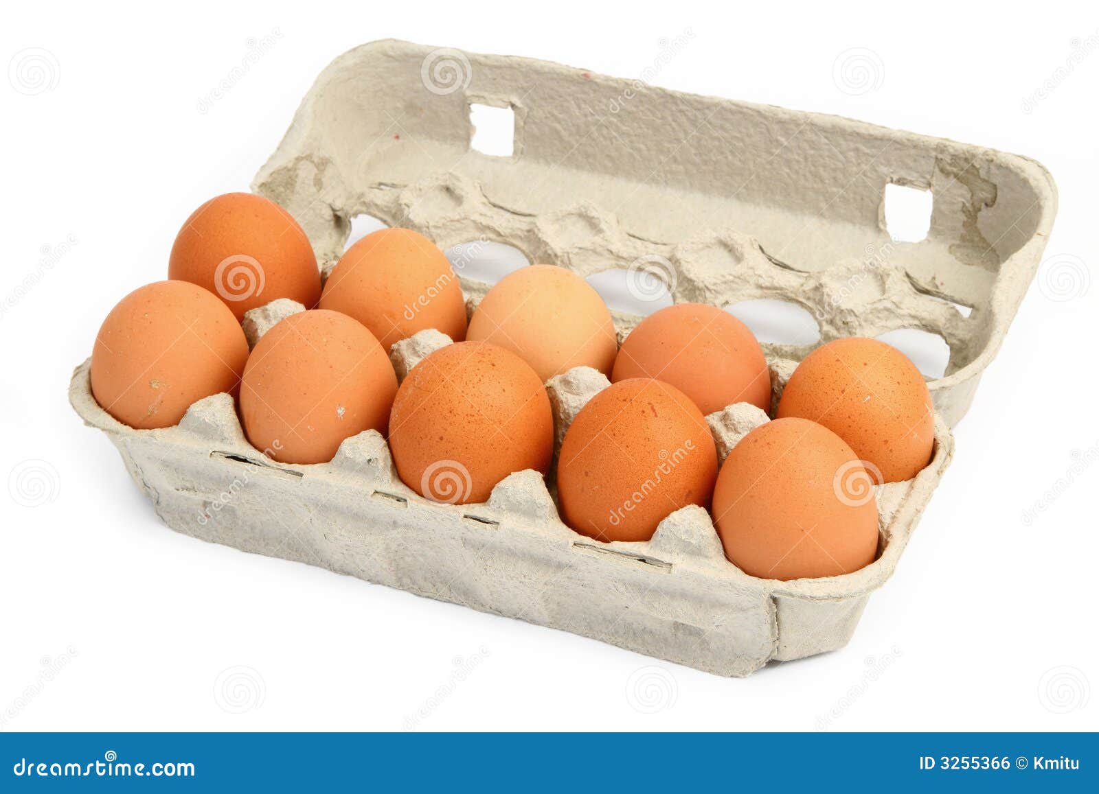 ten eggs in a box