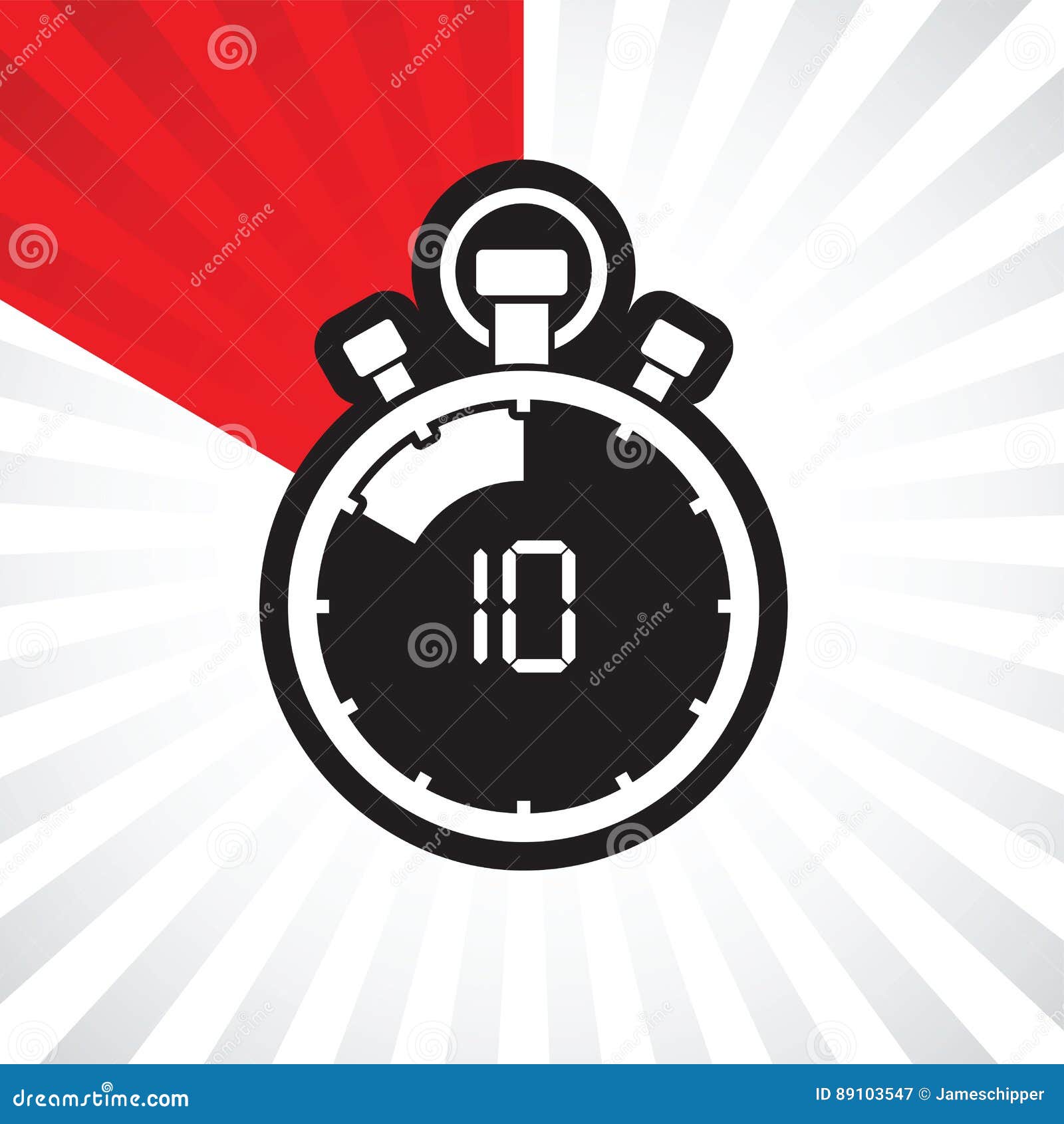 a ten minute stop watch countdown