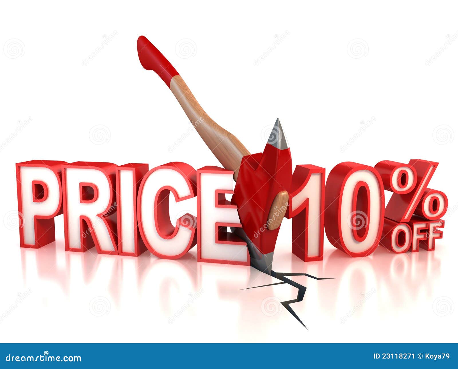 Ten percent discount stock illustration. Illustration of paying 23118271
