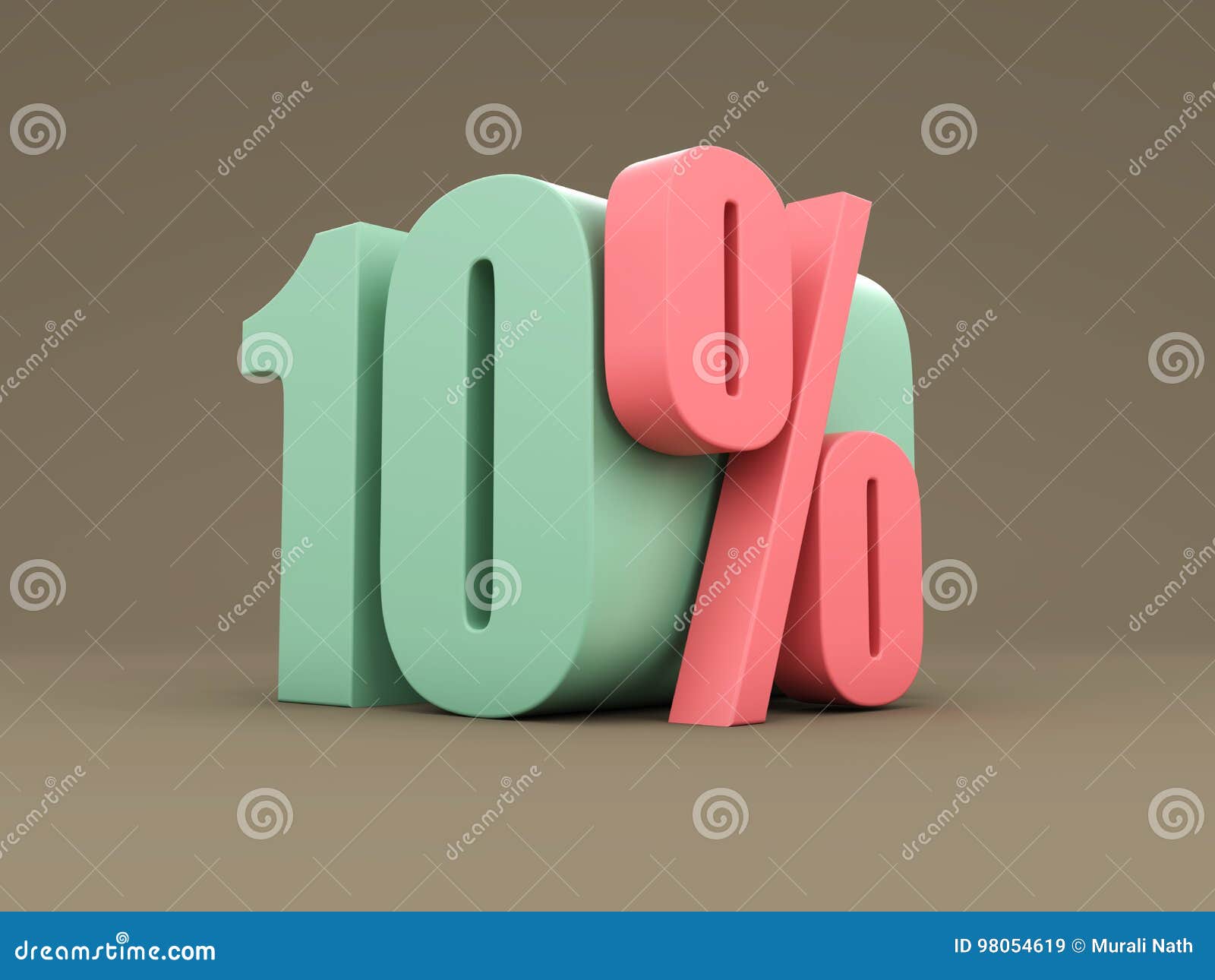 Ten Percent discount stock illustration. Illustration of currency