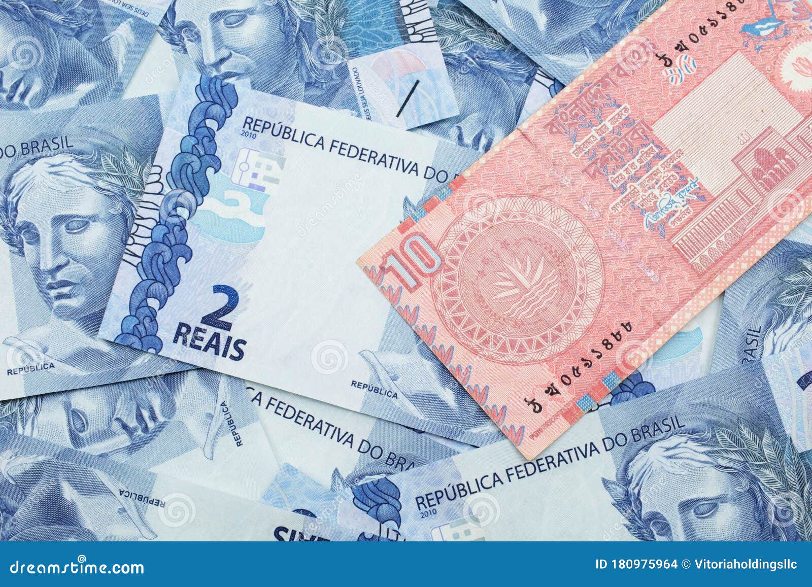 A Ten Taka Note From Bangladesh On A Background Of Brazilian Two Real 100-euro-in-bangladeshi-taka-100-euro-how-much-bangladeshi-taka-youtube