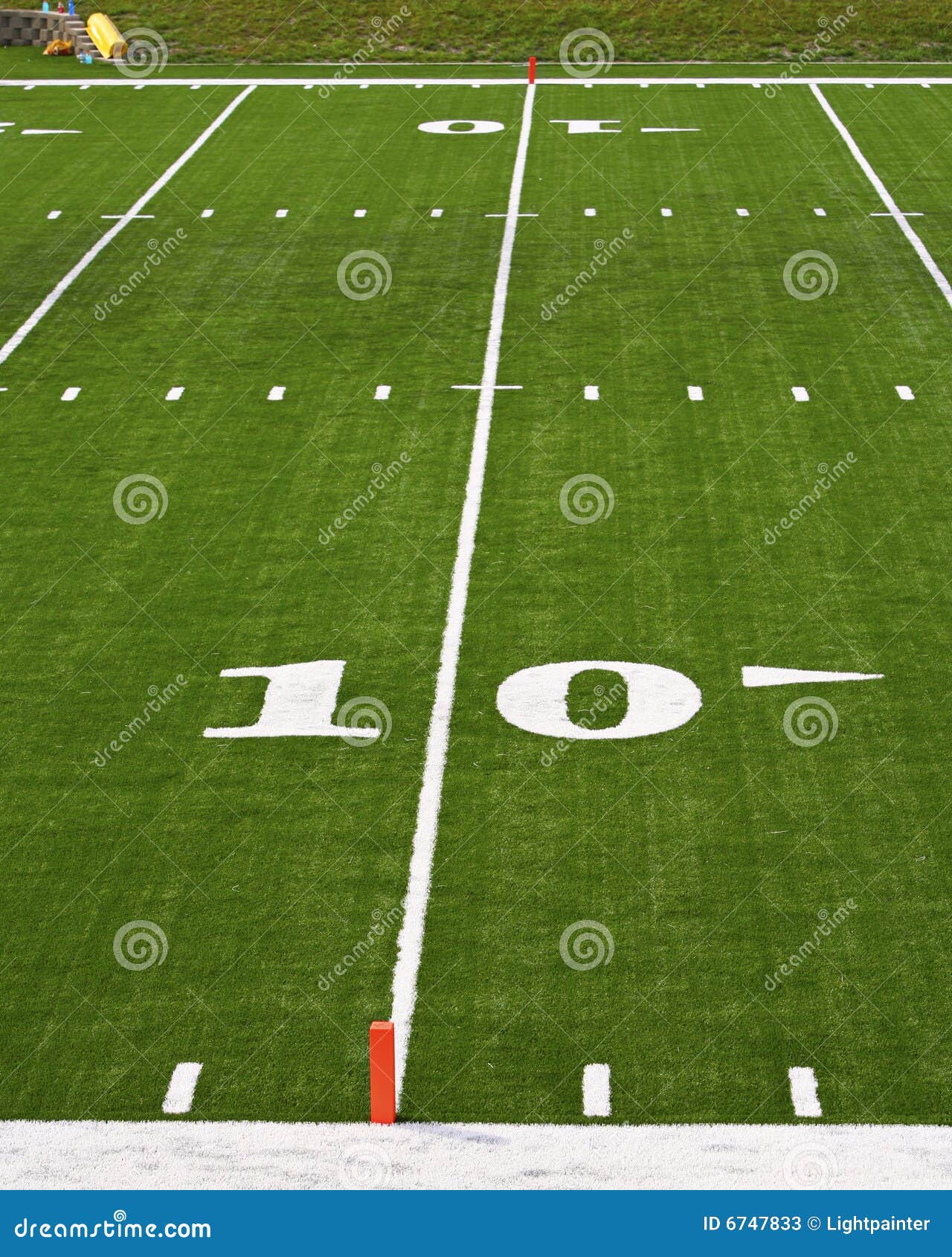 Ten yard line stock image. Image of american, football 6747833