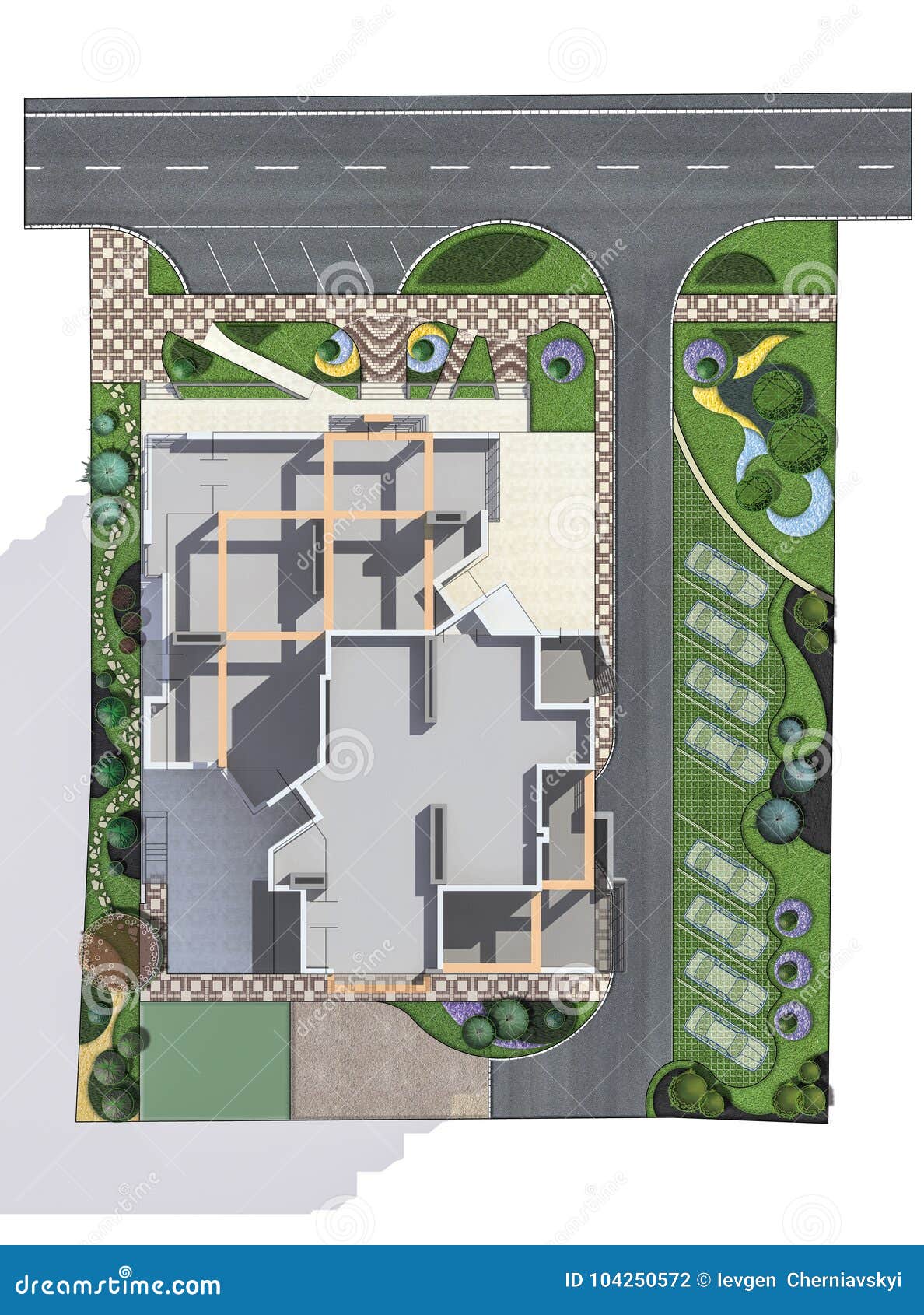 Site development plan section details of the house AutoCAD DWG drawing file  is provided. Download the AutoCAD 2D DWG file. - Cadbull