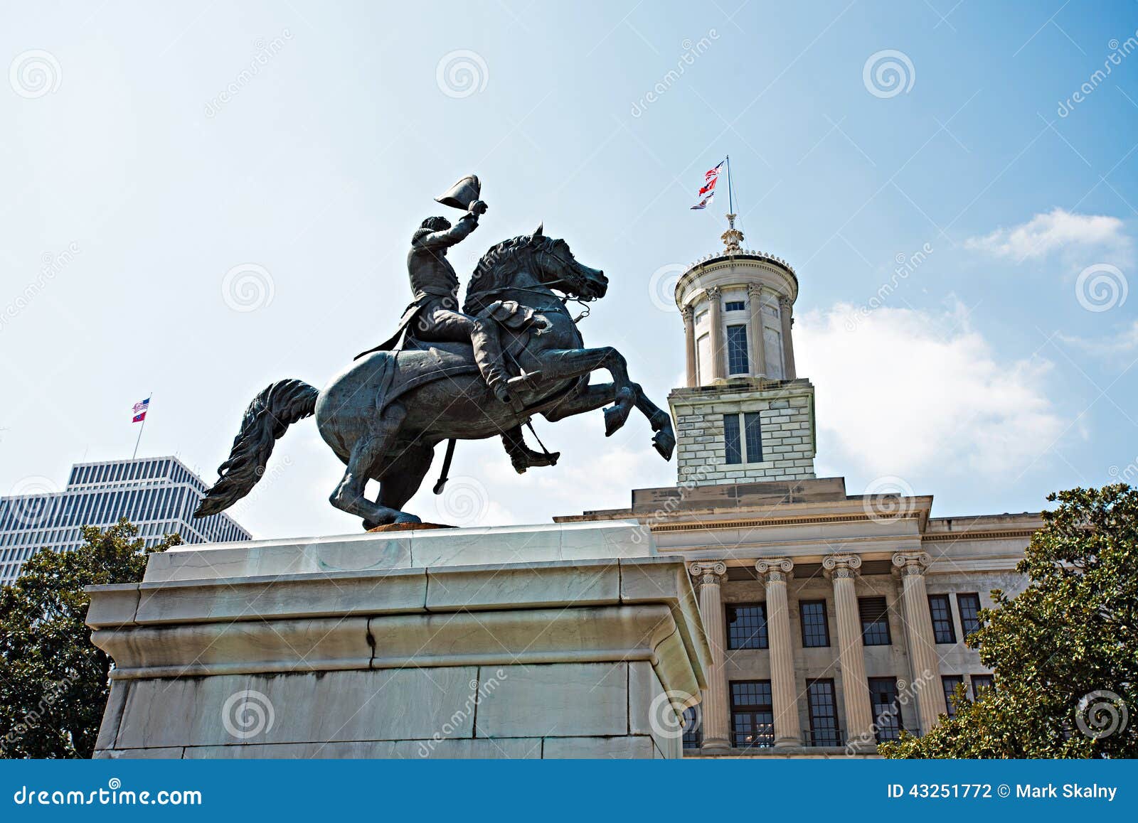 Tennessee State Capital Stockfoto Bild Von Andrew Statue 43251772