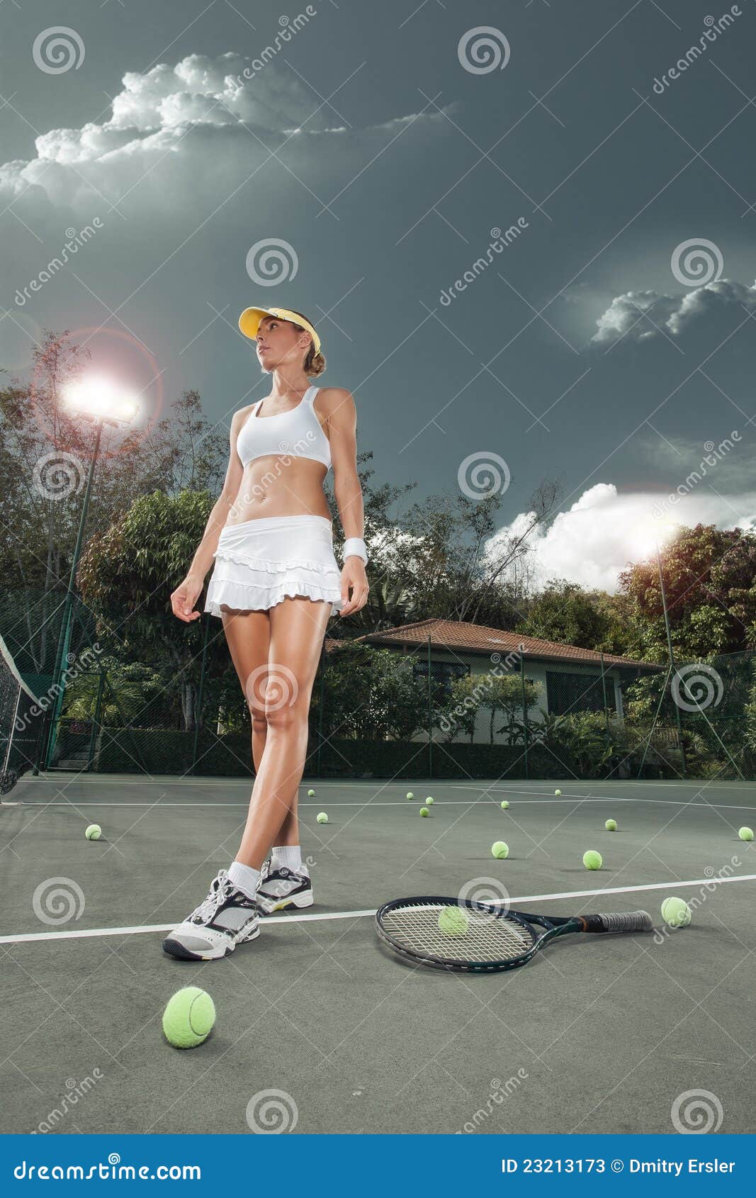 Tennis stock image. Image of dynamic, quarter, athletic 23213173