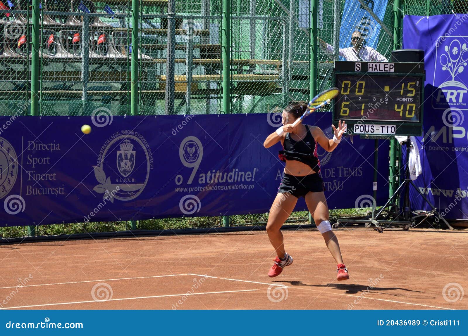 Tennis attack editorial stock image. Image of europe 20436989