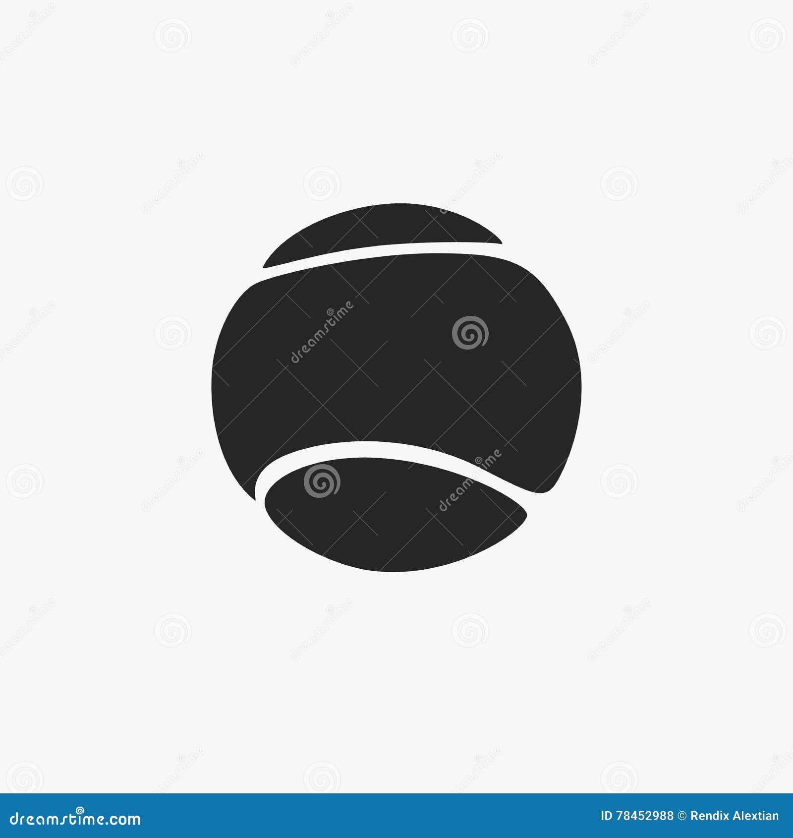Tennis Ball Emoticon Face Emoji Cartoon Icon Vector Illustration