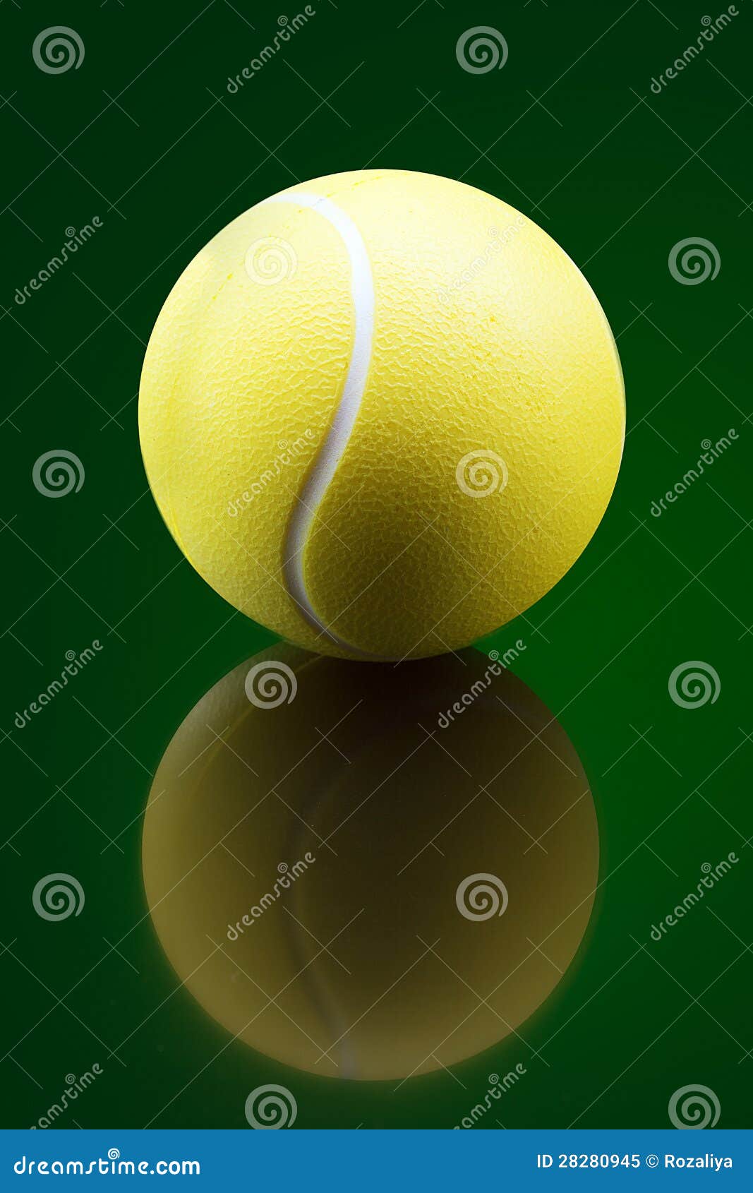 Tennis Ball On Green Background Stock Image Image of goal, champion