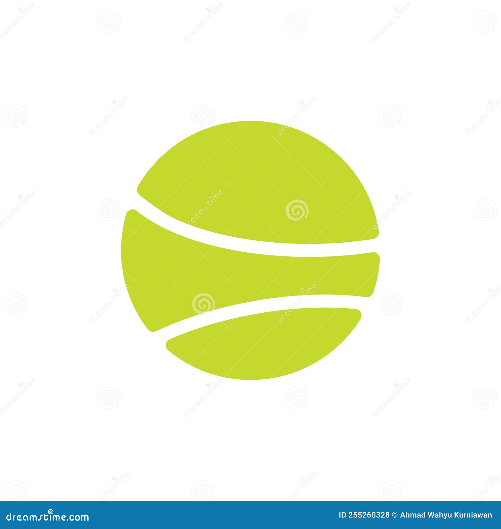 Tennis ball logo vector stock vector. Illustration of league 255260328