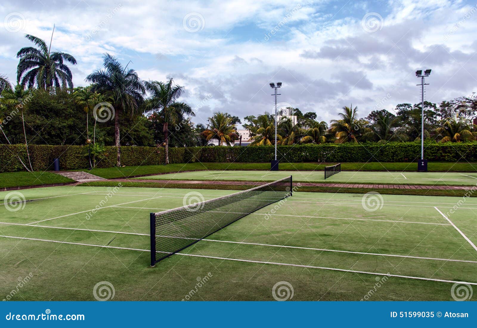Tennis Court stock image. Image of paramaribo, court 51599035