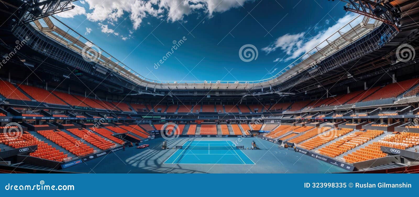 Tennis Court View of a Tennis Court with Artificial Turf Stock Image Tennis Court View of a Tennis Court with Artificial Turf Stock Image