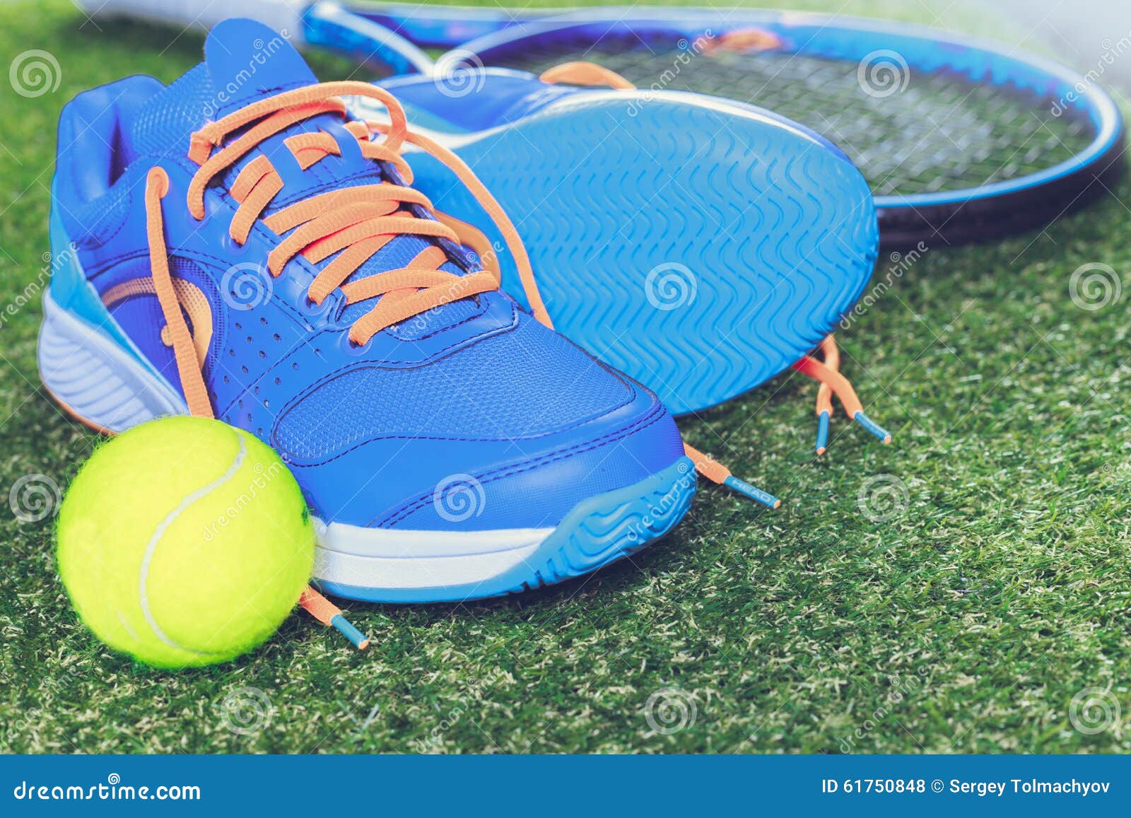 Tennis equipment stock photo. Image of play, sport, recreation 61750848