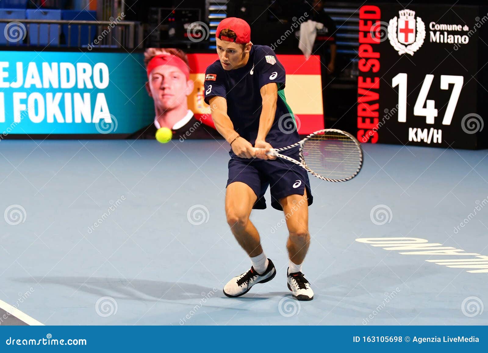 Tennis Internationals Next Gen ATP Finals - Tournament Round - Alex De  Minaur Vs a. Davidovich Fokina Editorial Stock Photo - Image of tennis,  italy: 163105698