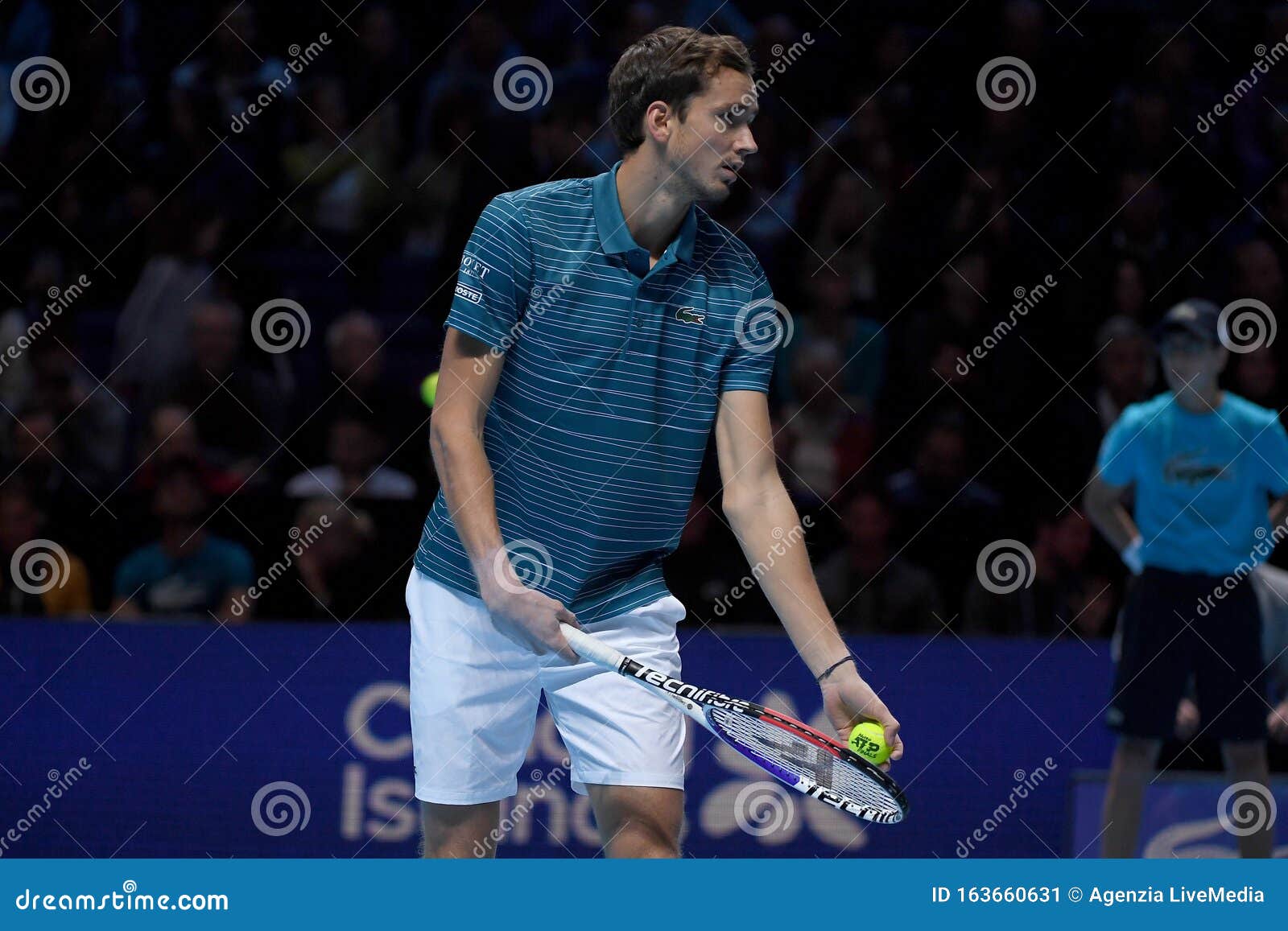 Tennis Internationals Nitto ATP Finals - Tournament - Daniil Medvedev Vs Stefanos Tsitsipas Editorial Photo