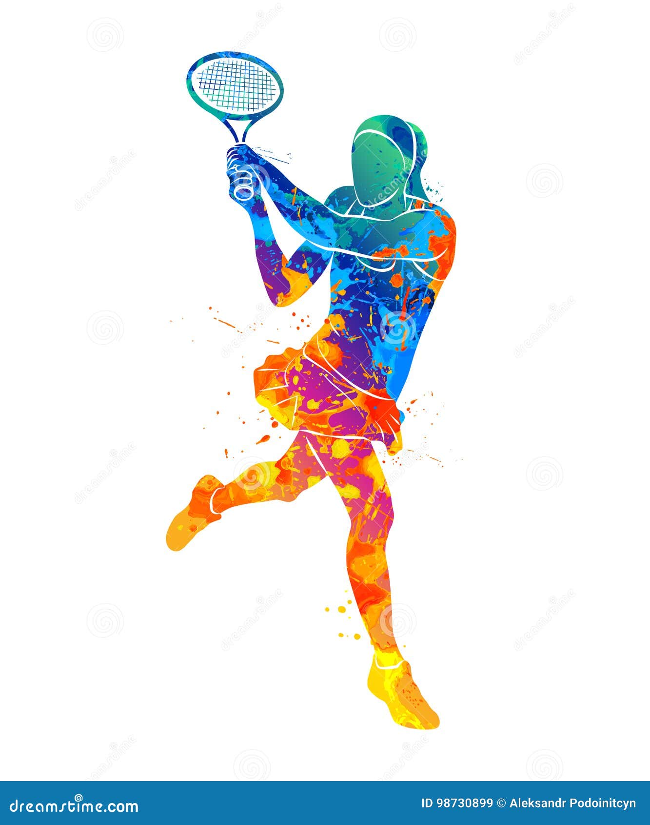 tennis player, silhouette