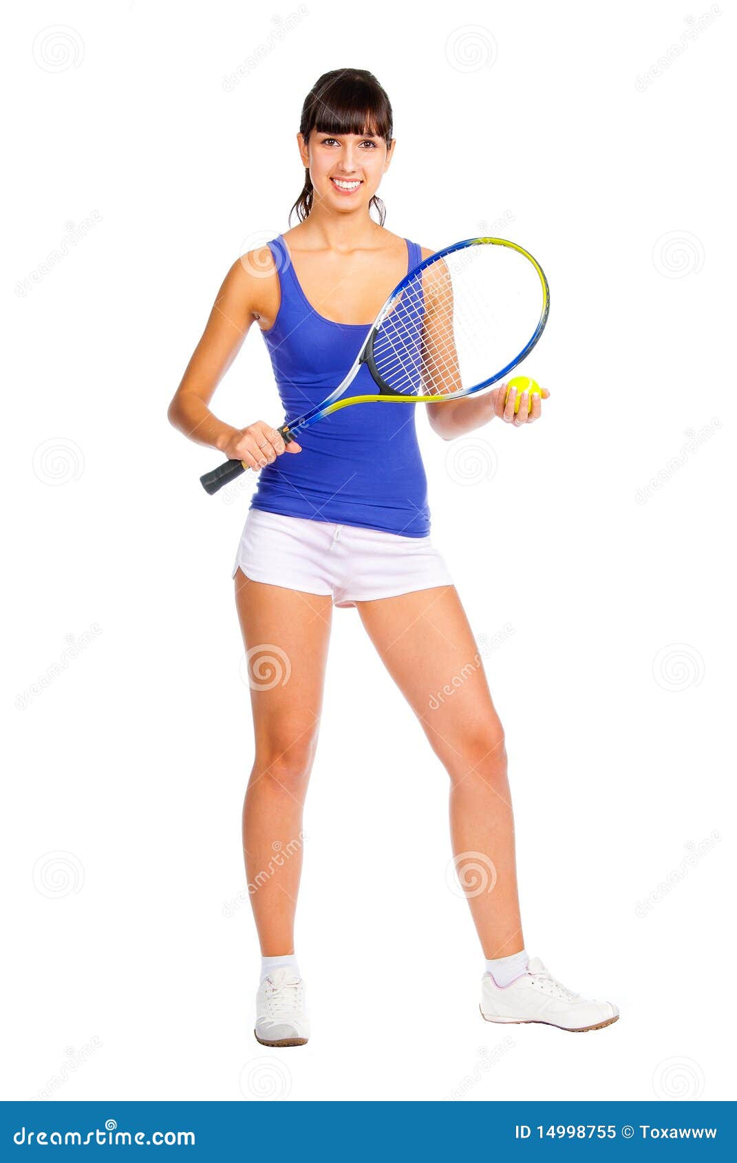 Tennis player young girl stock image. Image of competition 14998755