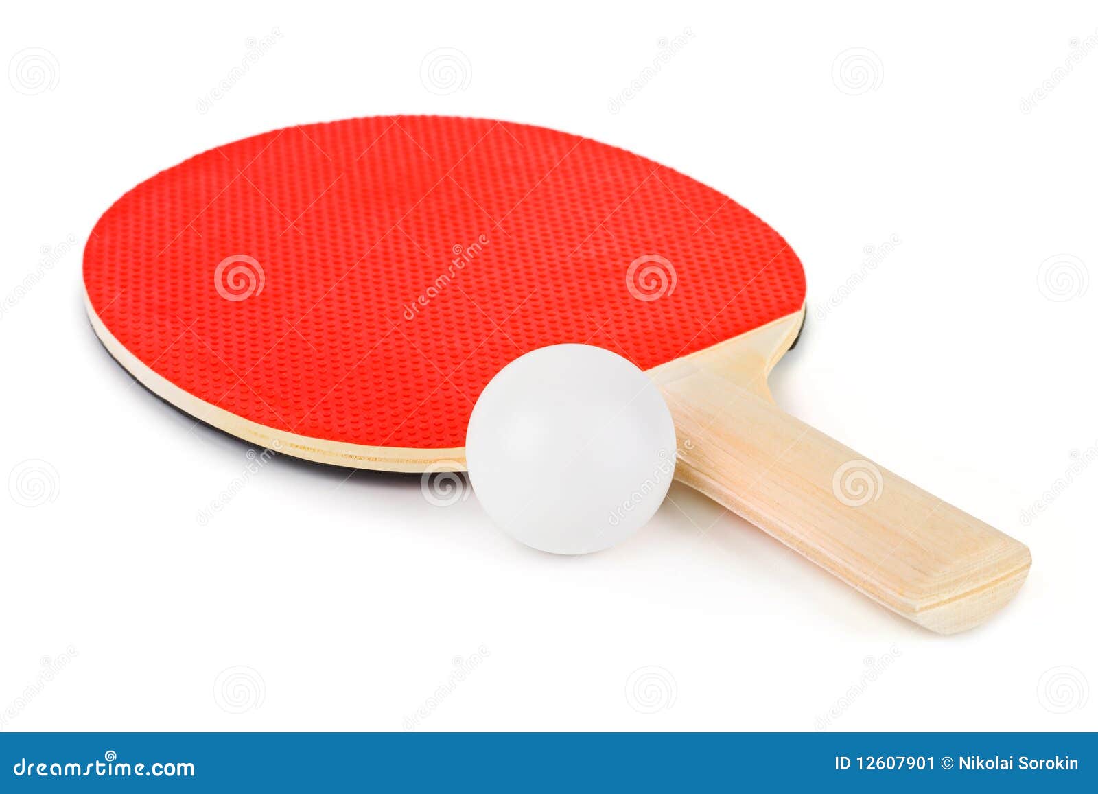 Tennis racket and ball stock image. Image of ping, health 12607901