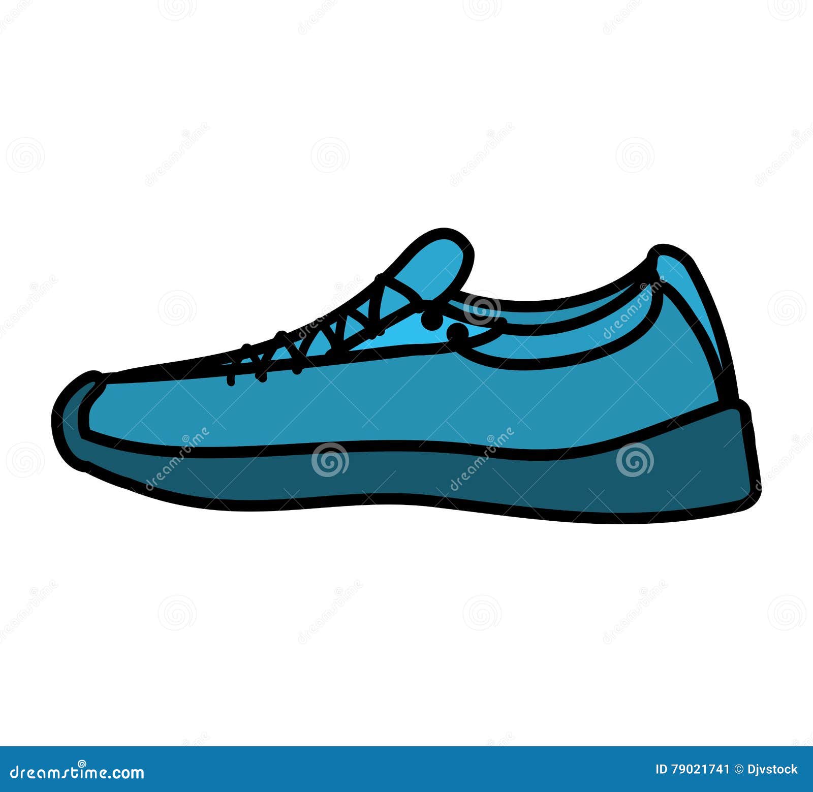 tennis shoes vector