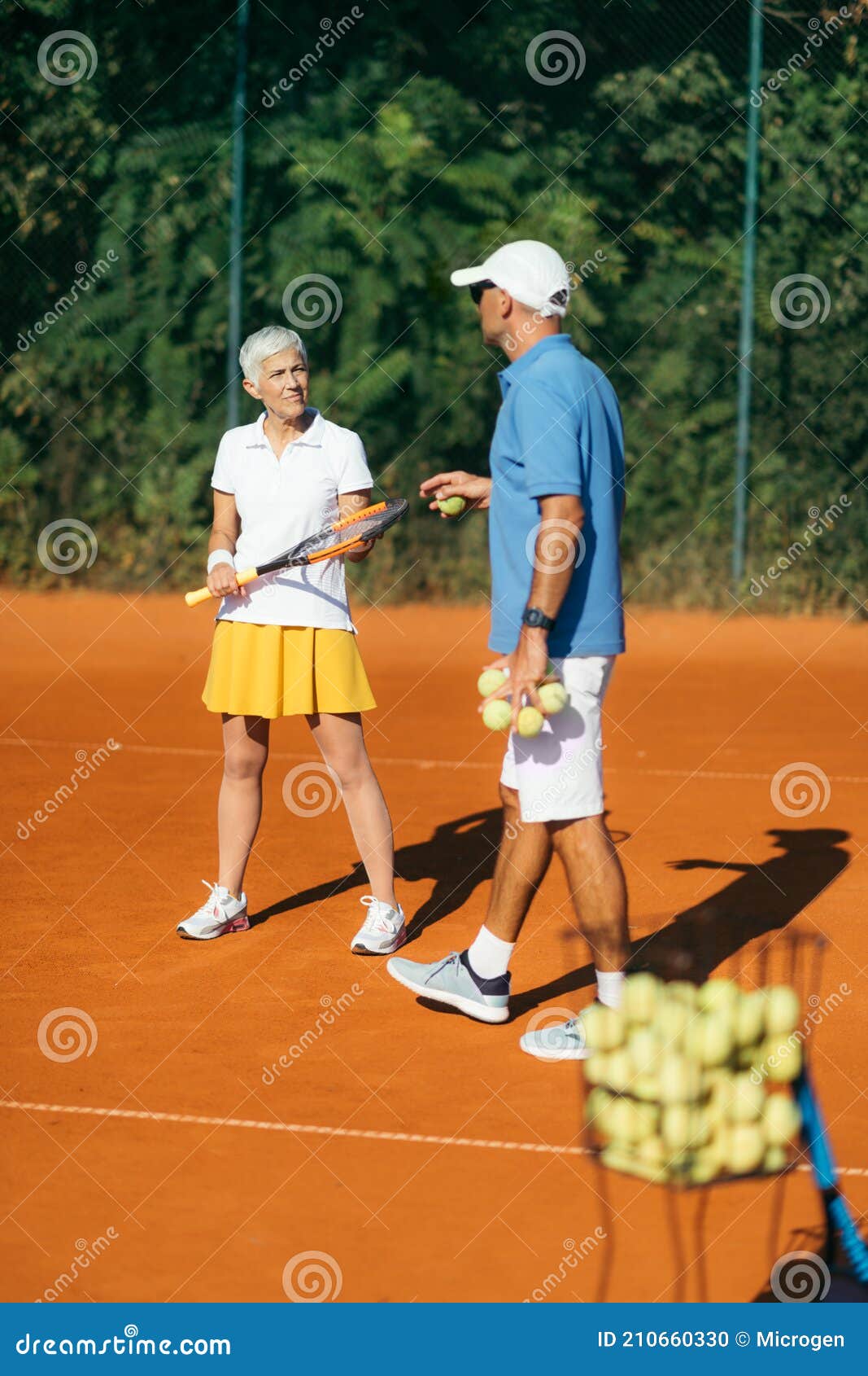 Tennis Training for Senior People Stock Photo Image of player, tennis