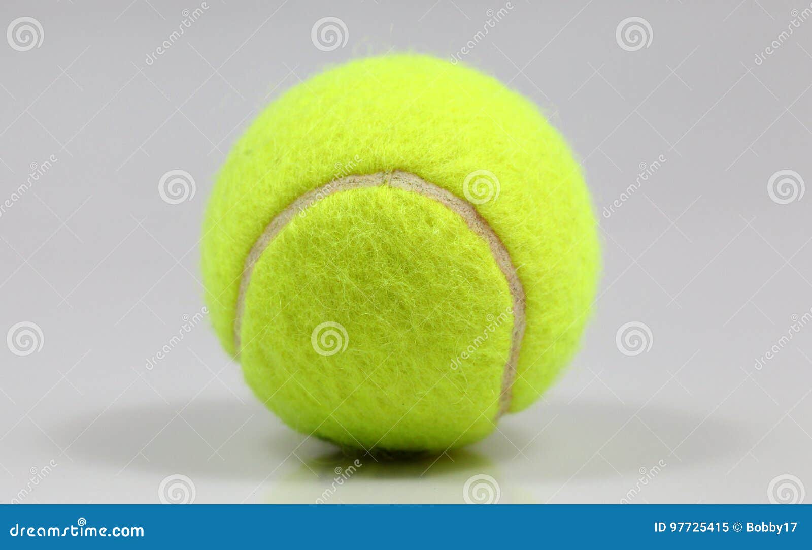 tennisball on white background
