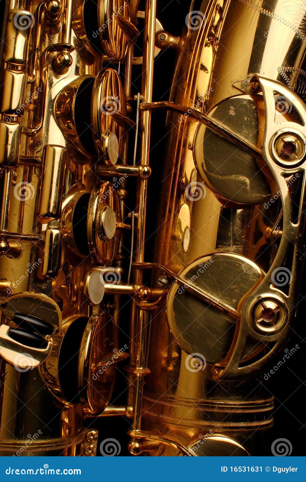 tenor saxophone close up