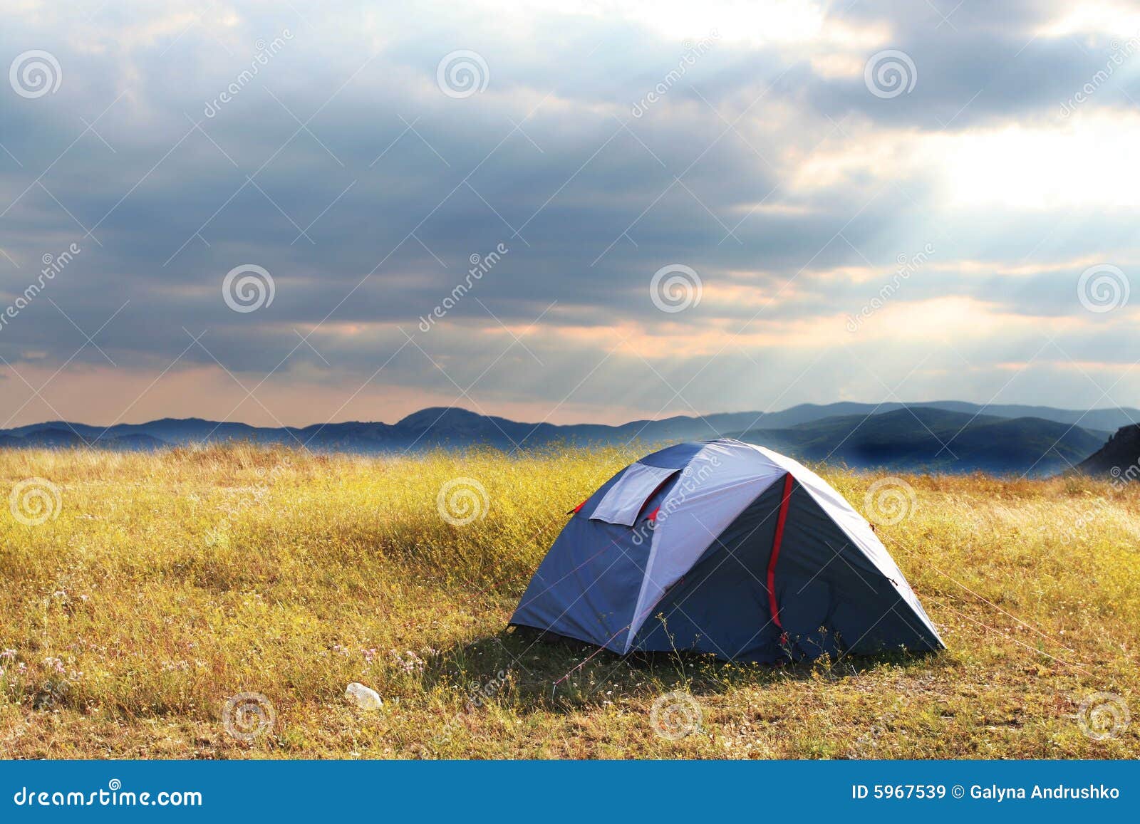 Tent stock image. Image of summer, mountaineering, tent - 5967539