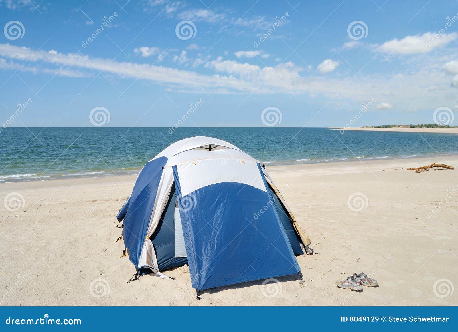 Tent Camping on the Beach stock image. Image of tourism 8049129