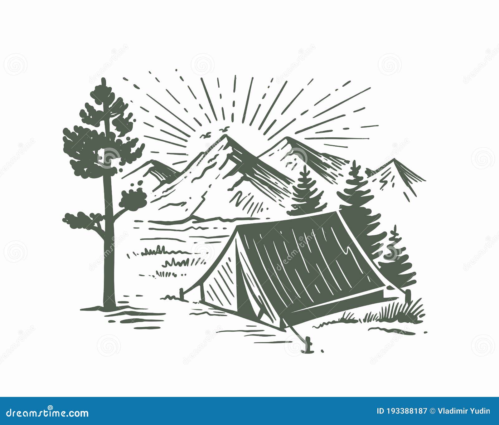 Tent Drawing Camping Sketch PNG Clipart Angle Area Artwork Black And  White Camping Free PNG Download