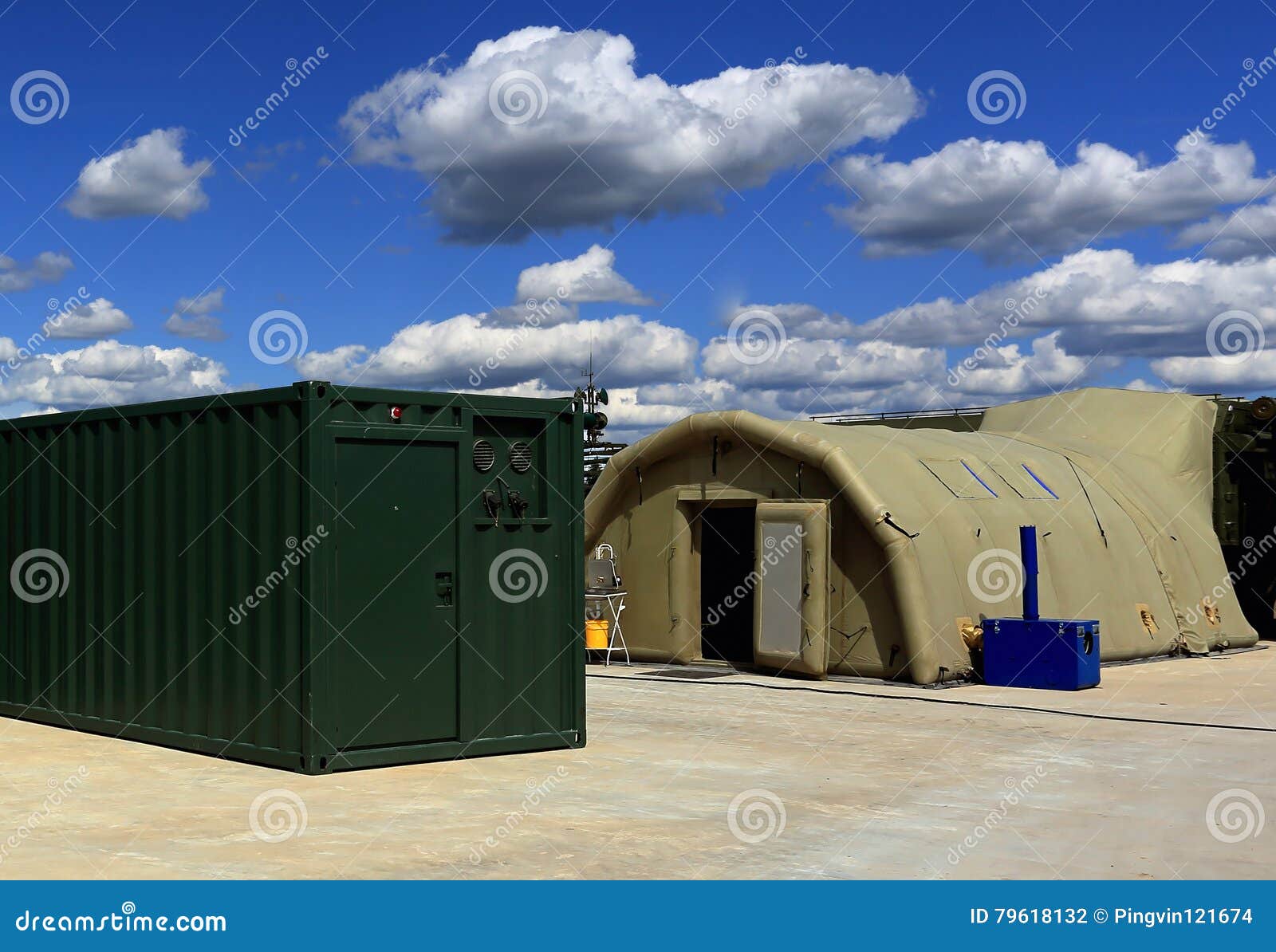 Tent of the Field Mobile Hospital Stock Photo Image of room, module