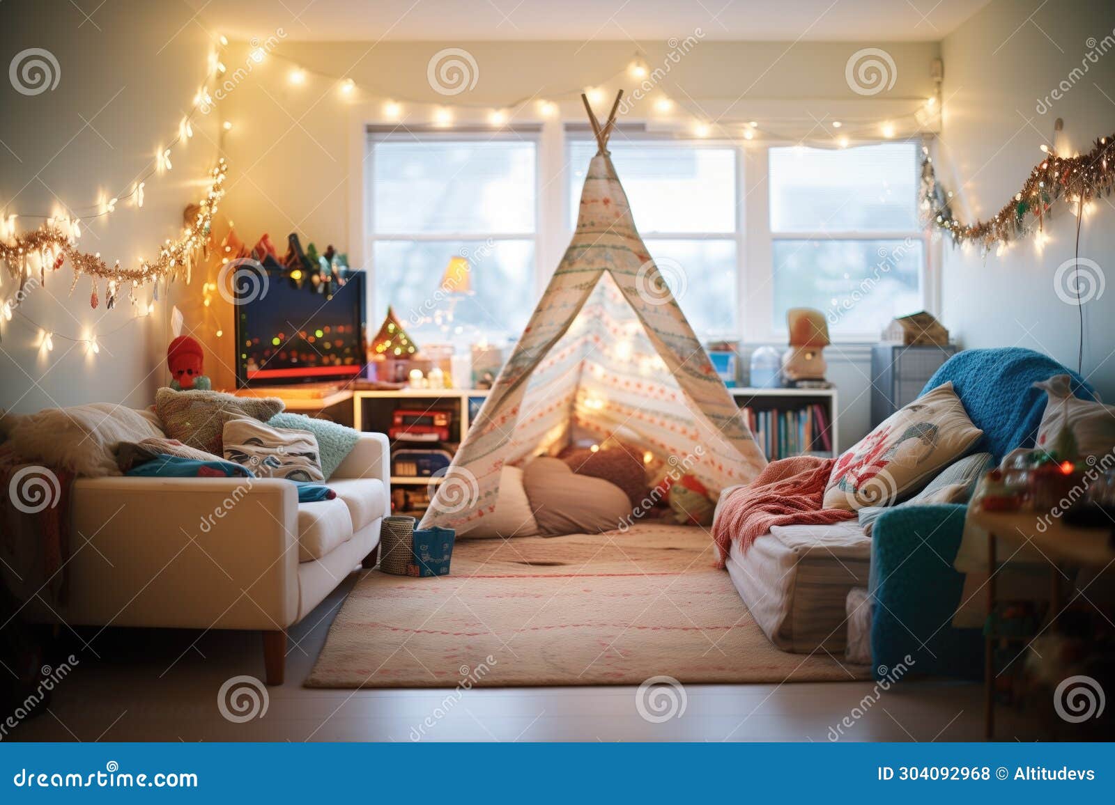Camping Tent Fairy Lights Stock Photos - Free & Royalty-Free Stock