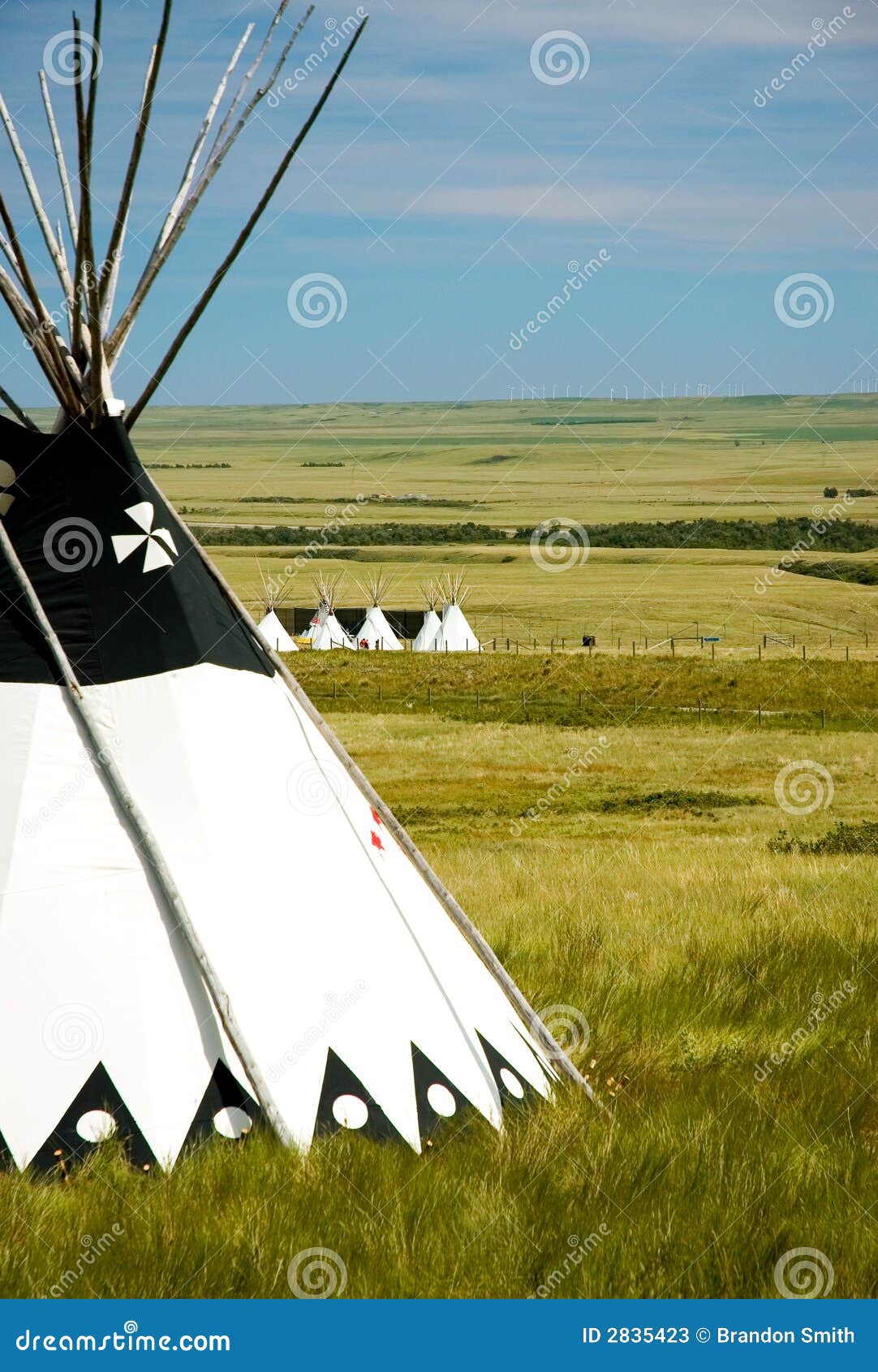 tepee on the prairies 1