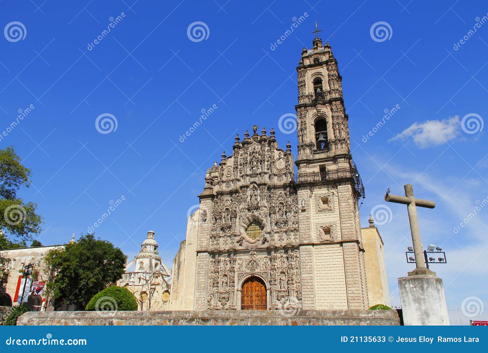 baroque church of the tepotzotlan convent in mexico iii