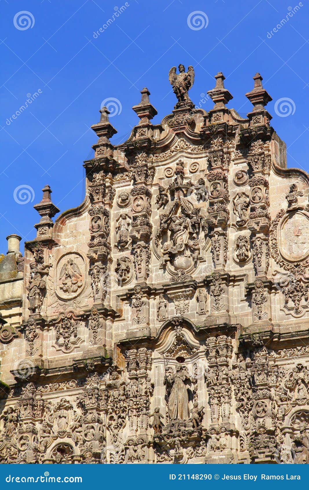 baroque church of tepotzotlan in estado de mexico iv