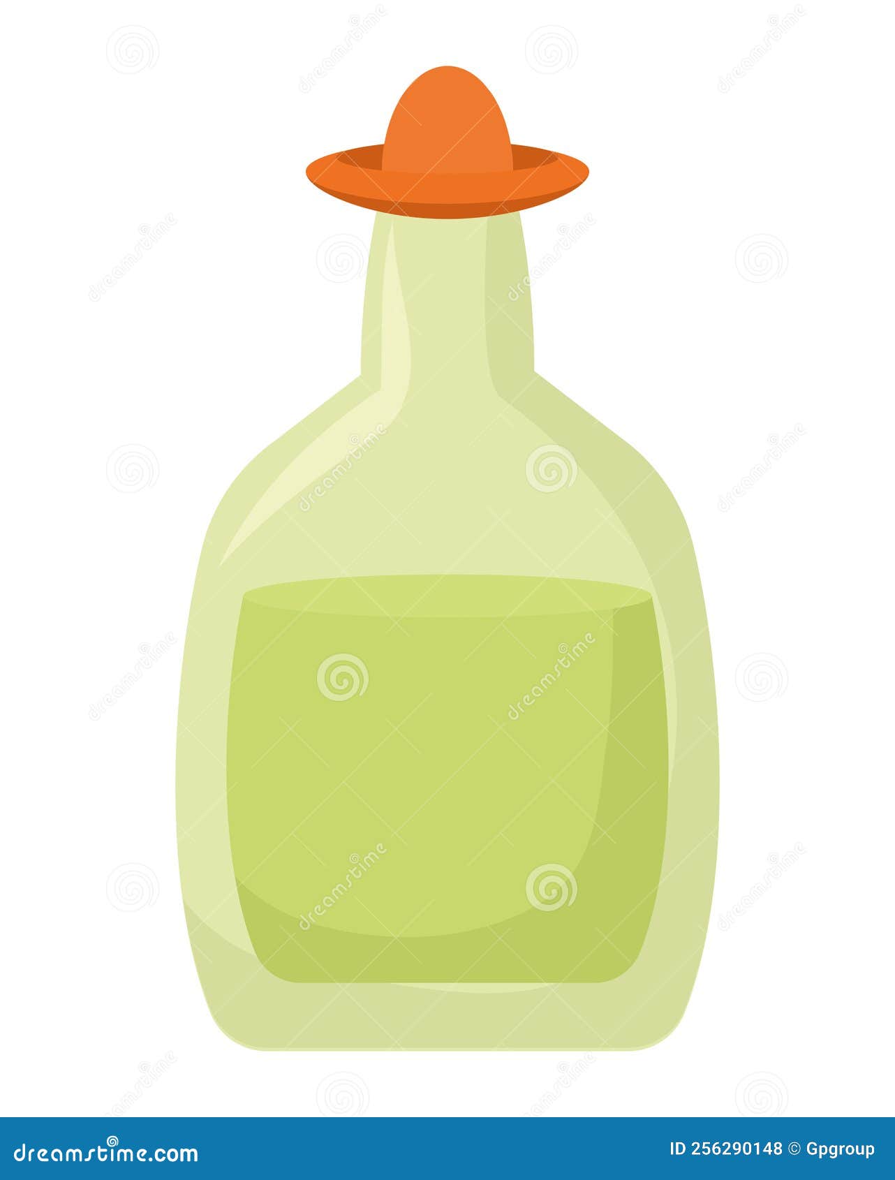 Tequila bottle design stock vector. Illustration of alcohol 256290148