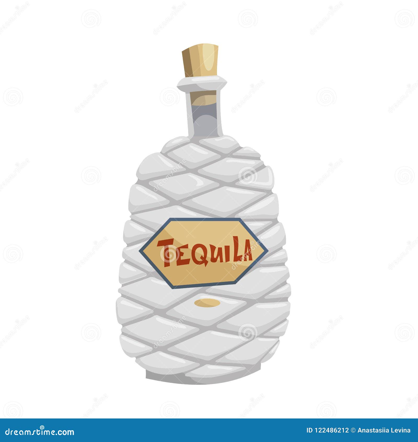 Tequila bottle icon stock vector. Illustration of typography 122486212